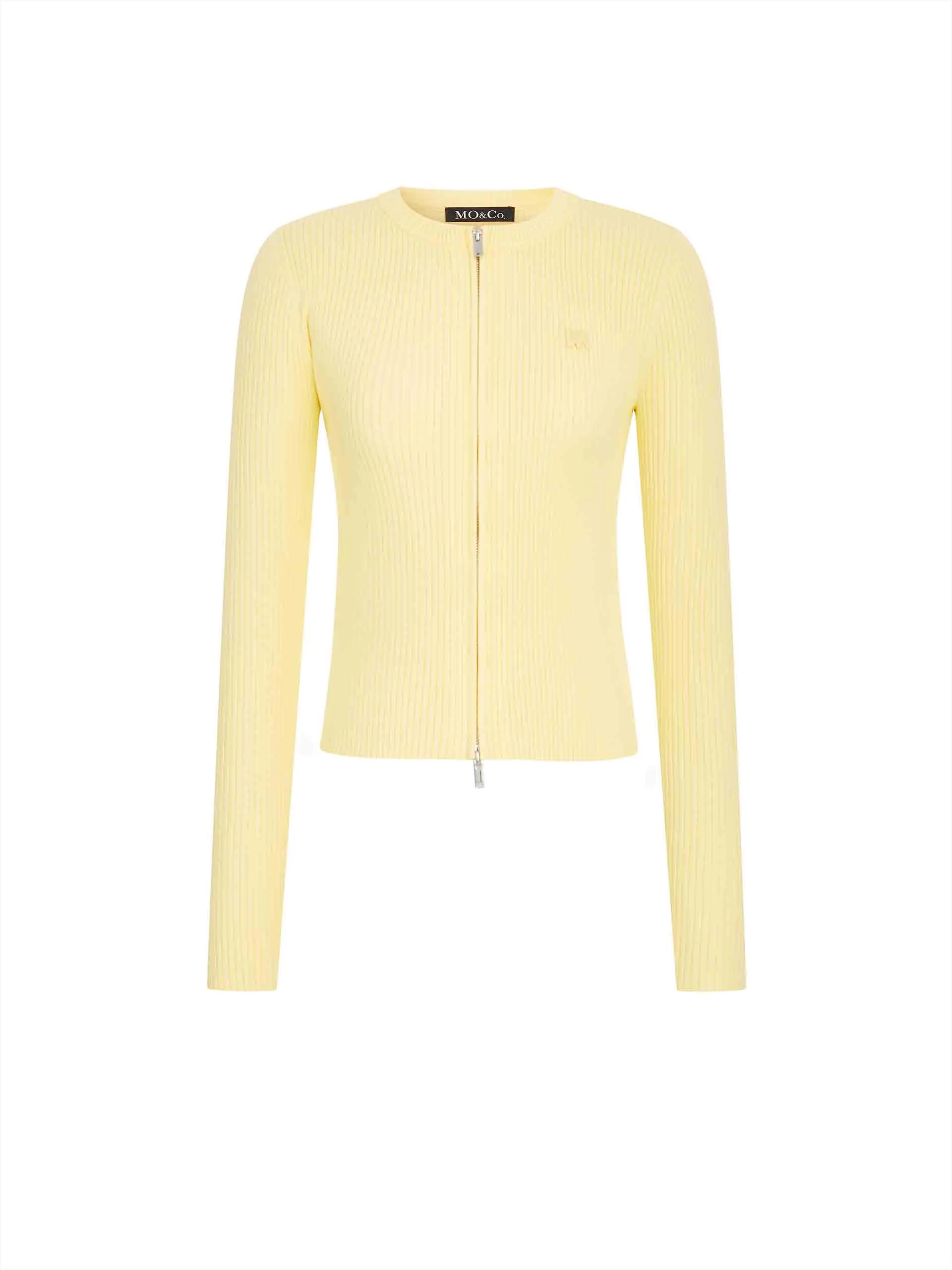 Ribbed Slim Fit Cardigan - Image 7