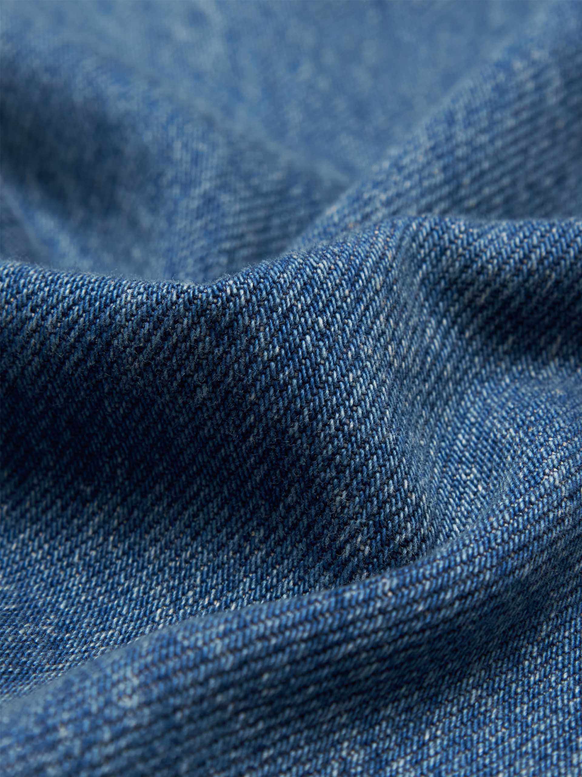 Ripped Straight Cotton Jeans - Image 4