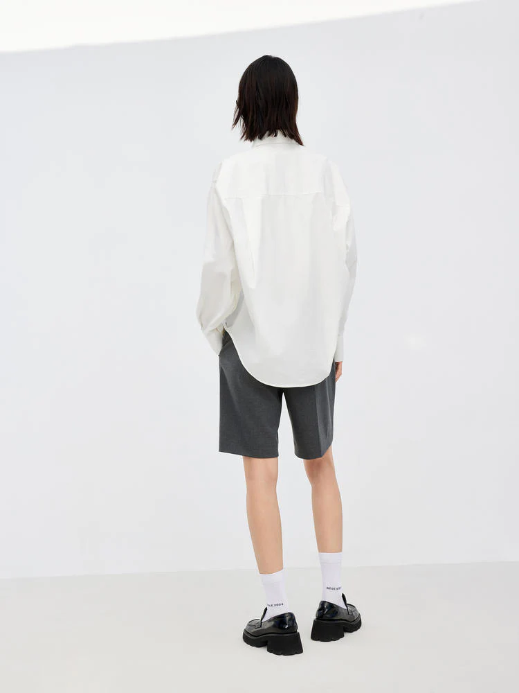 Side Button Midi Shorts - Image 8