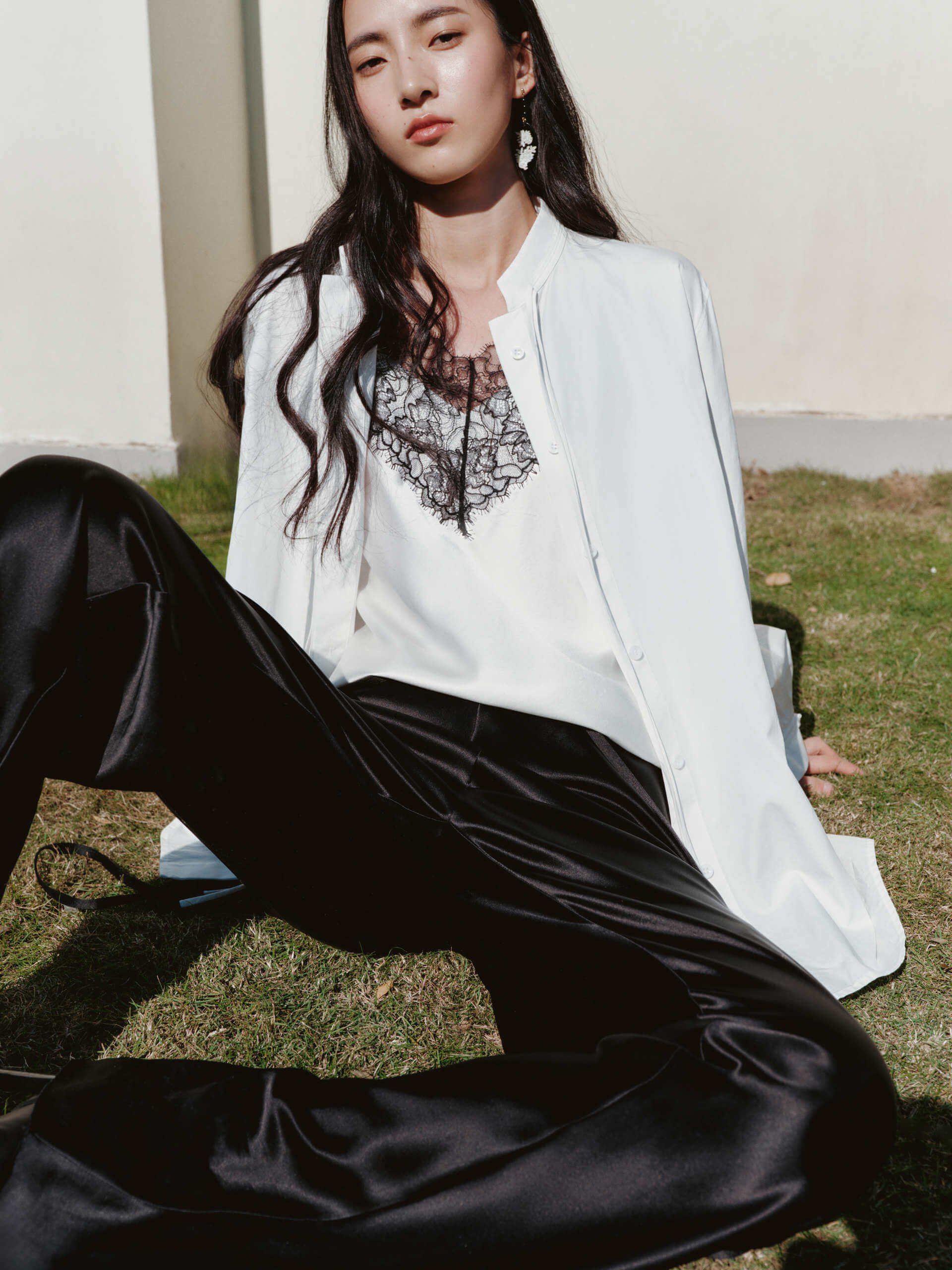 Silk Blend Lace Tank - Image 10