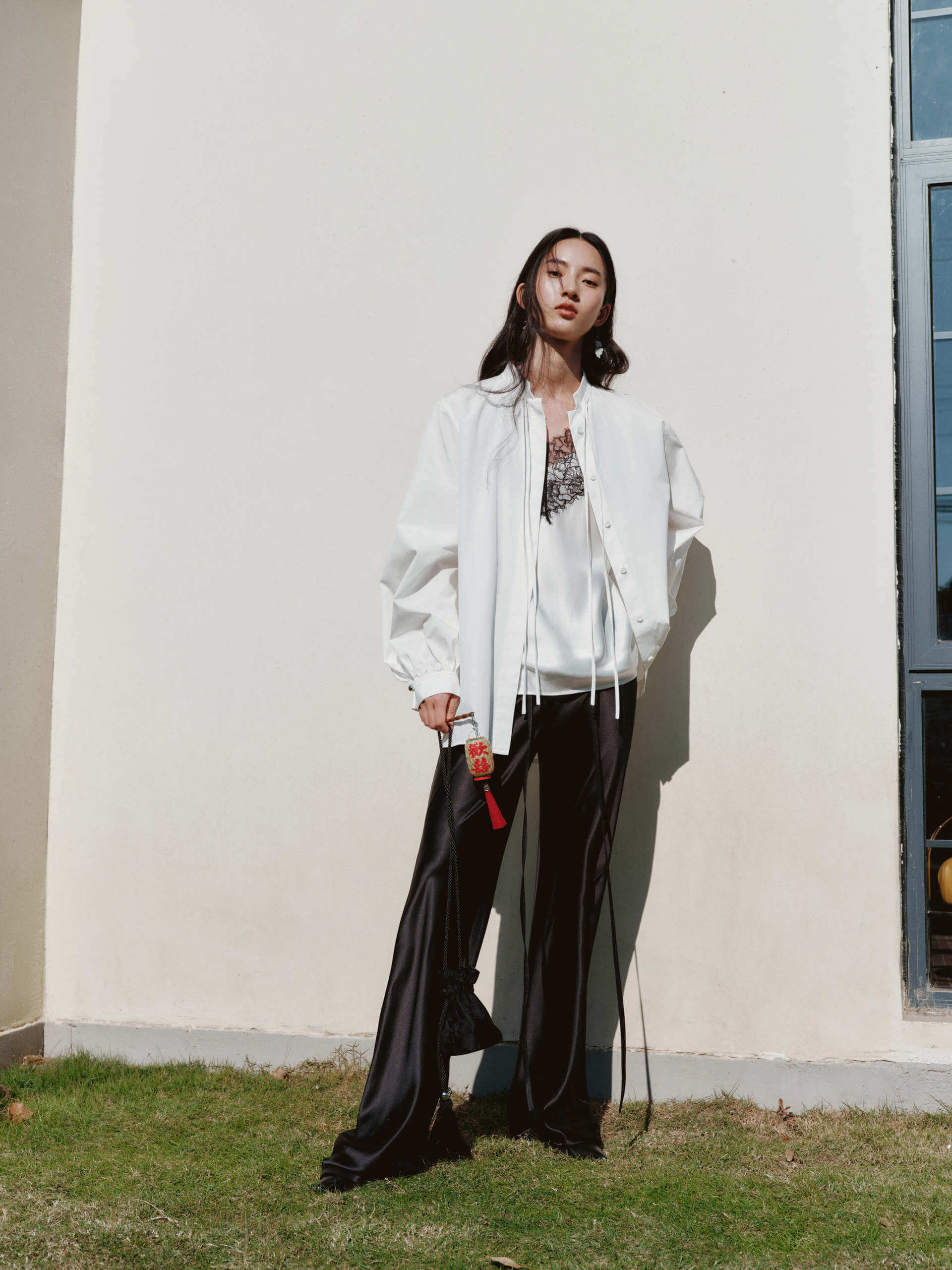 Silk Blend Lace Tank - Image 13