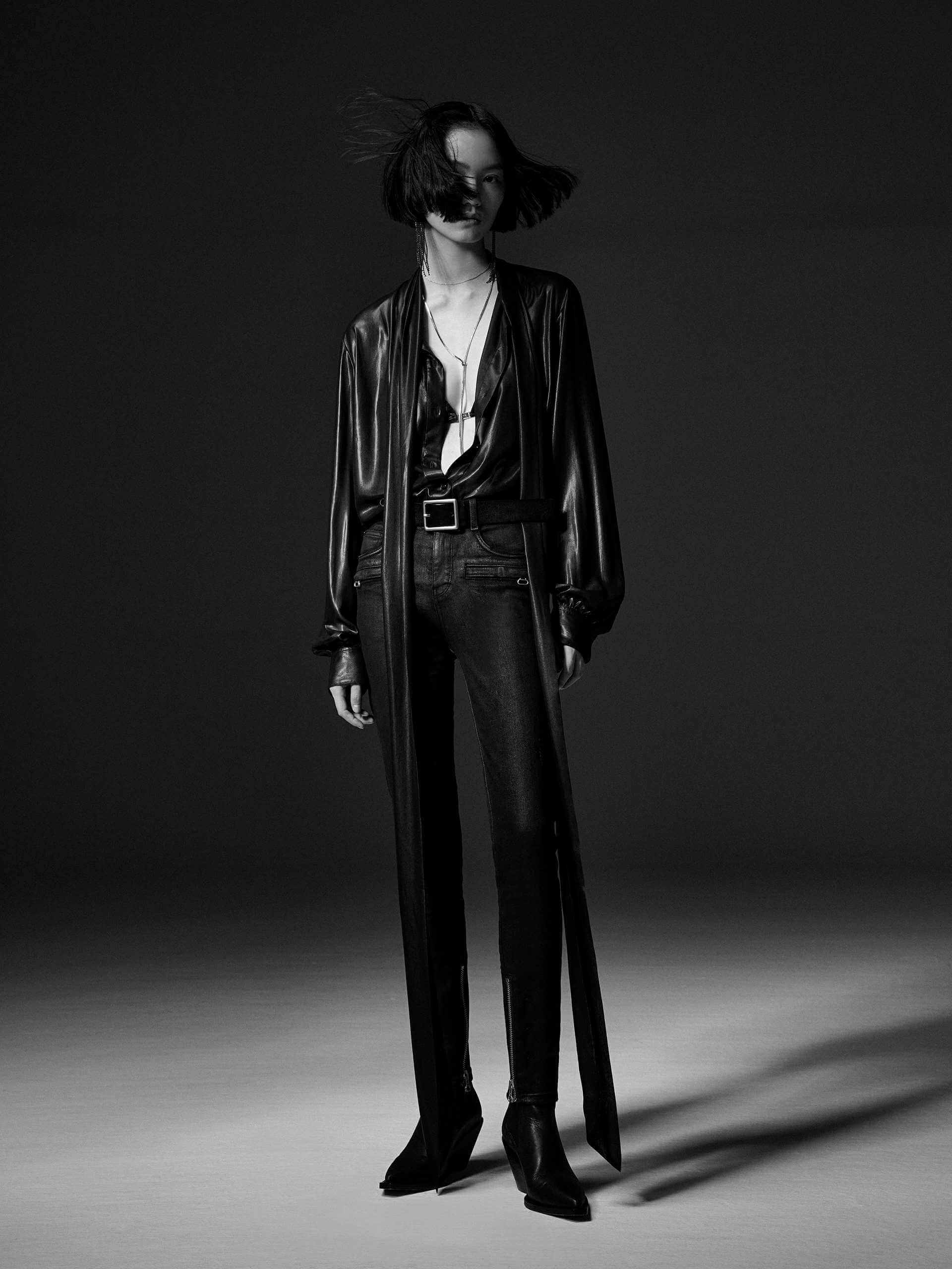 Skinny Zipper Detail Jeans - Image 10