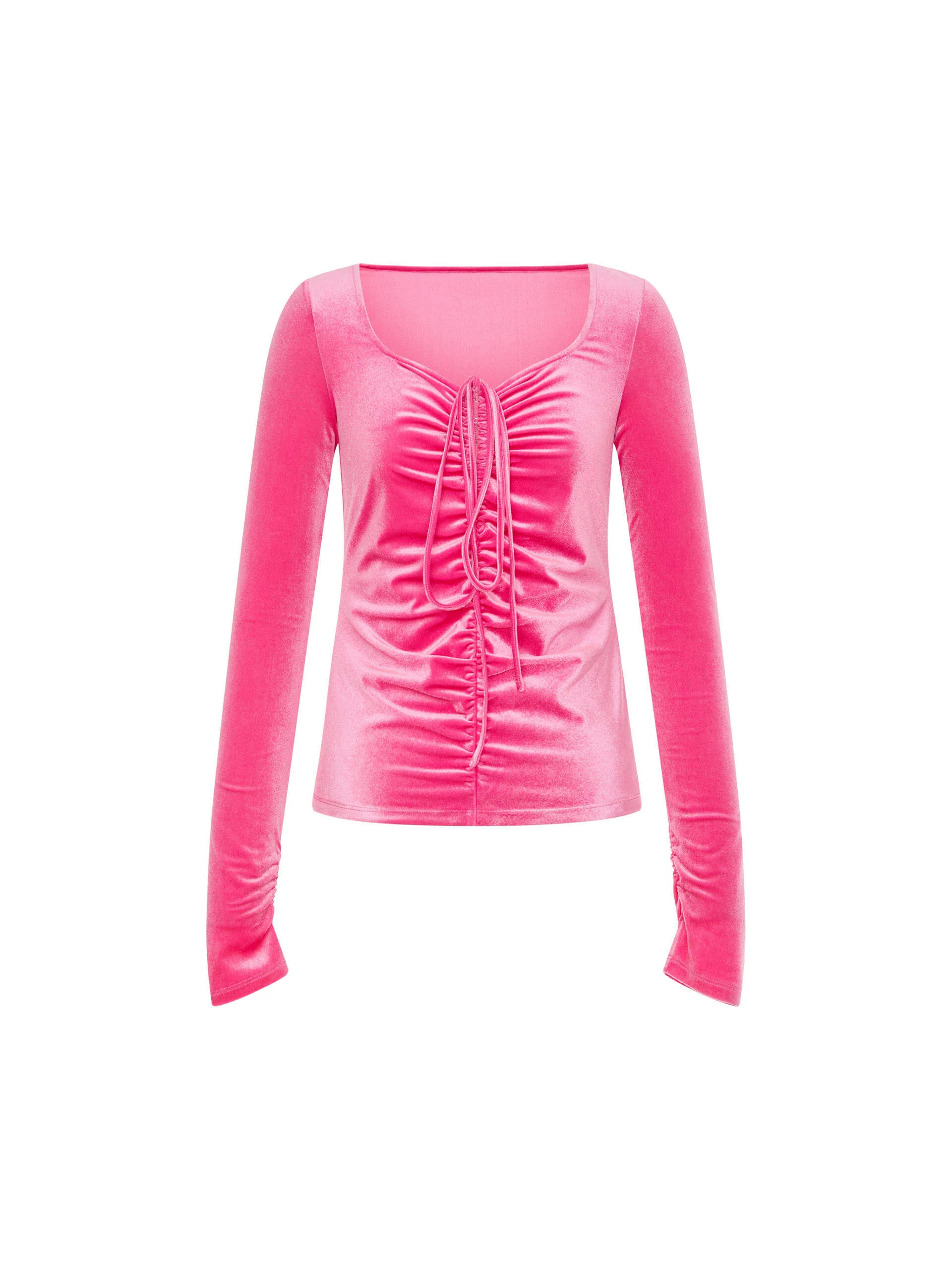 Square Collar Pleated Top - Image 13