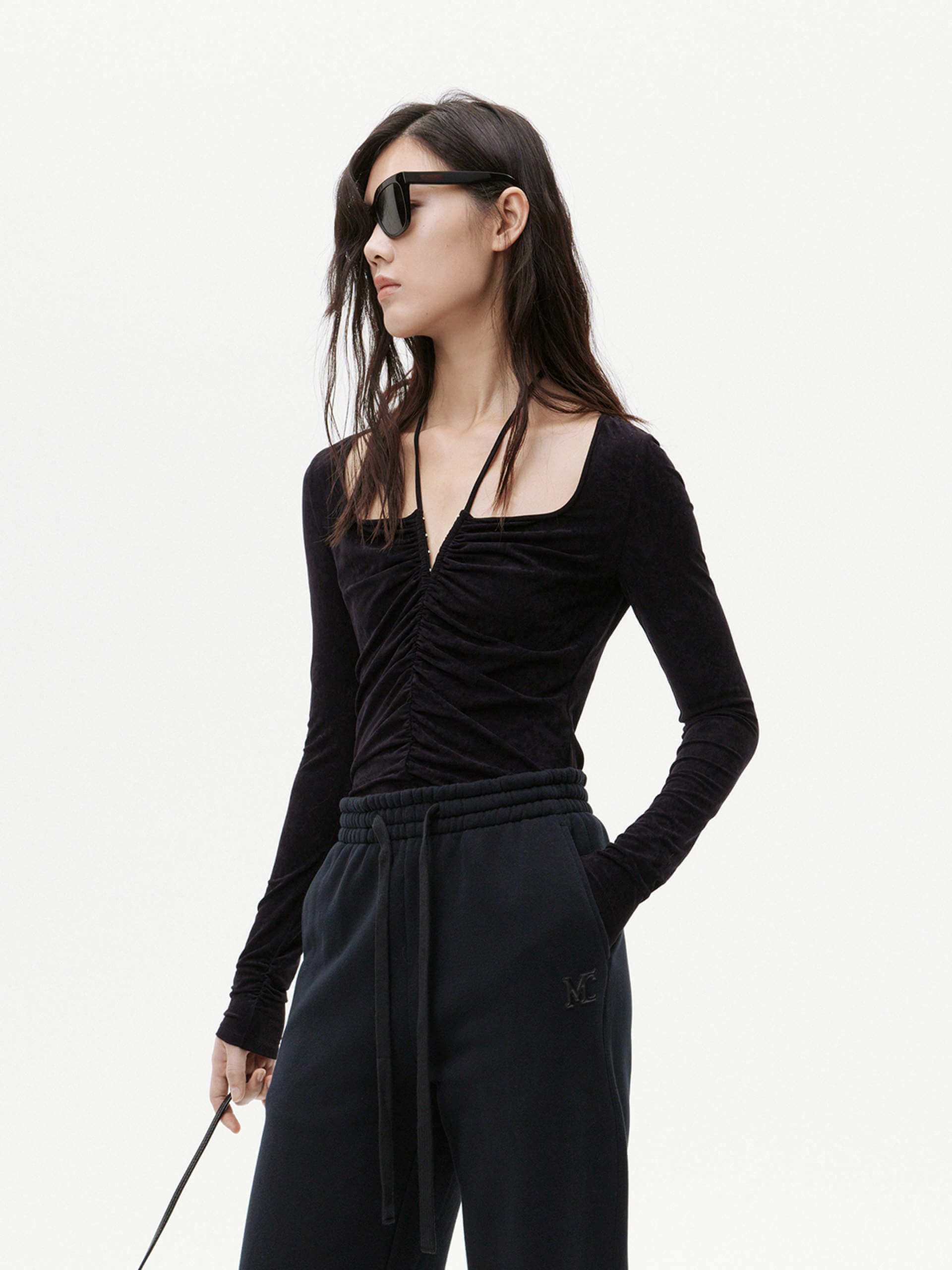 Square Collar Pleated Top - Image 18