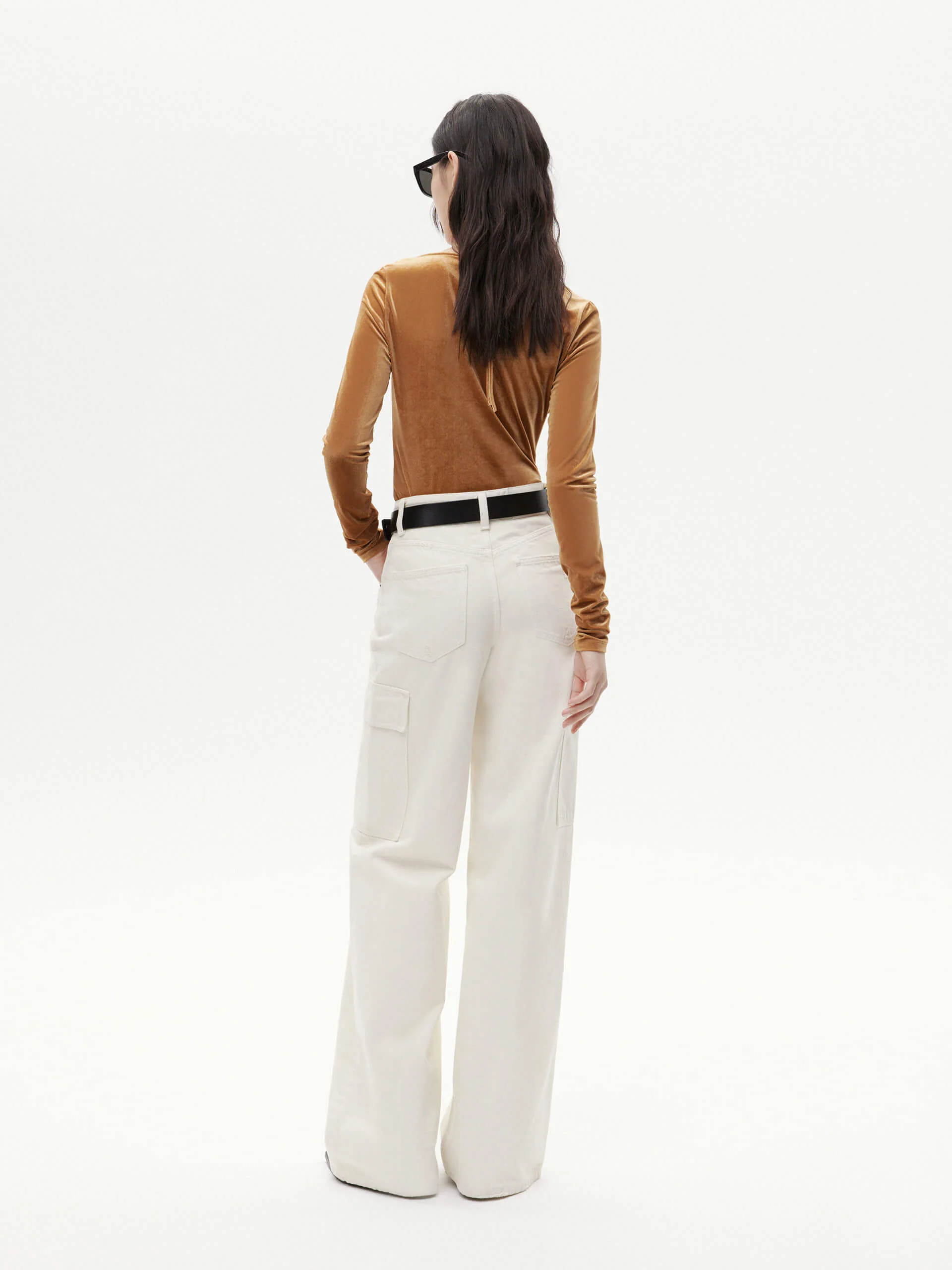 Square Collar Pleated Top - Image 6