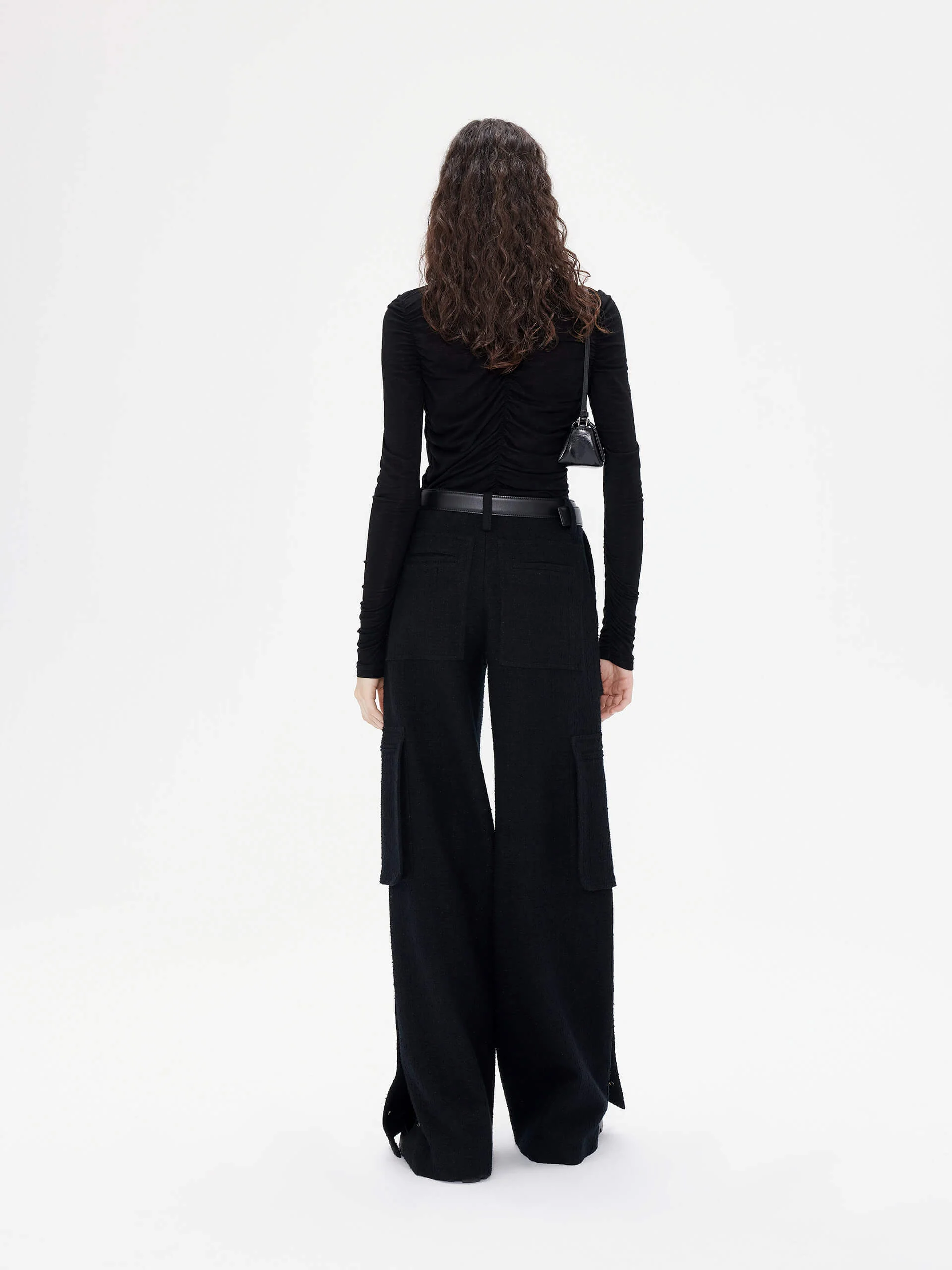 Turtleneck Pleated Top - Image 10
