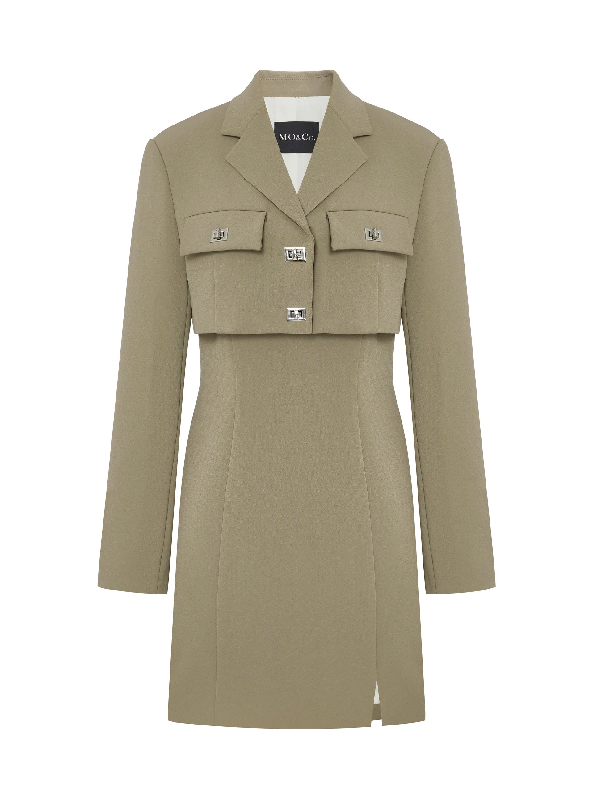 Two-Piece Slim Fit Blazer Dress - Image 12