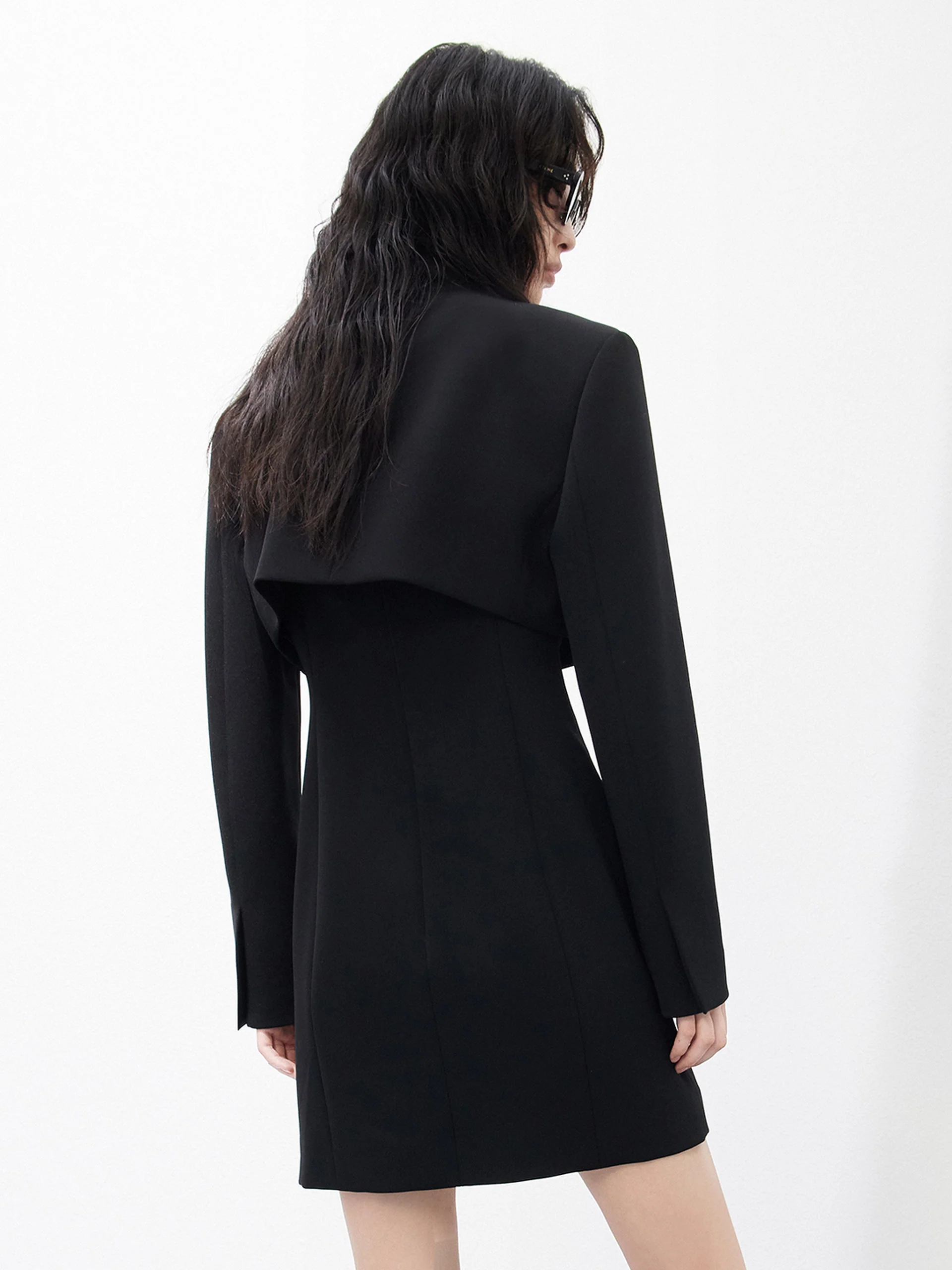 Two-Piece Slim Fit Blazer Dress - Image 3