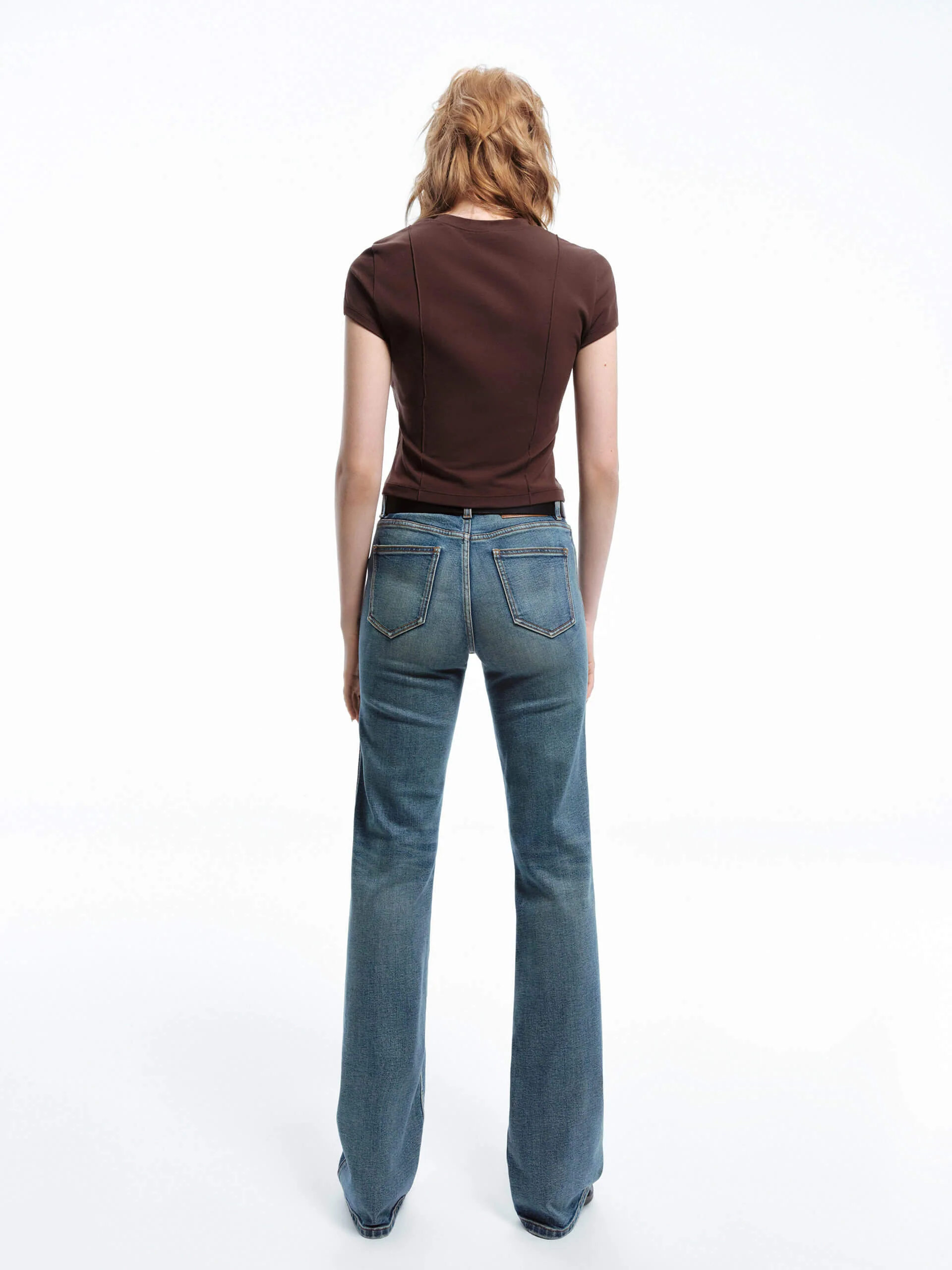 Vintage Cotton Straight Jeans - Image 3