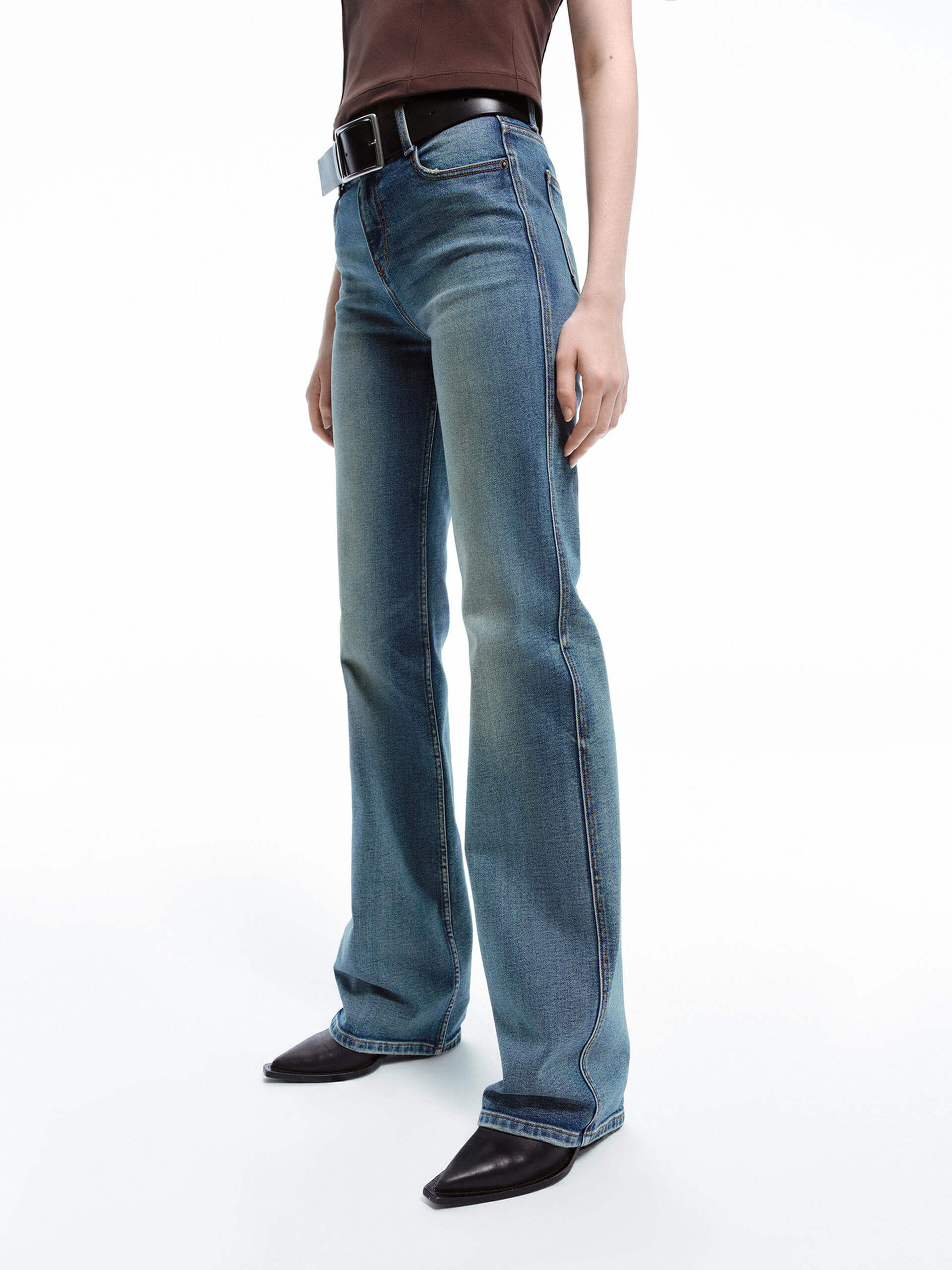 Vintage Cotton Straight Jeans - Image 6