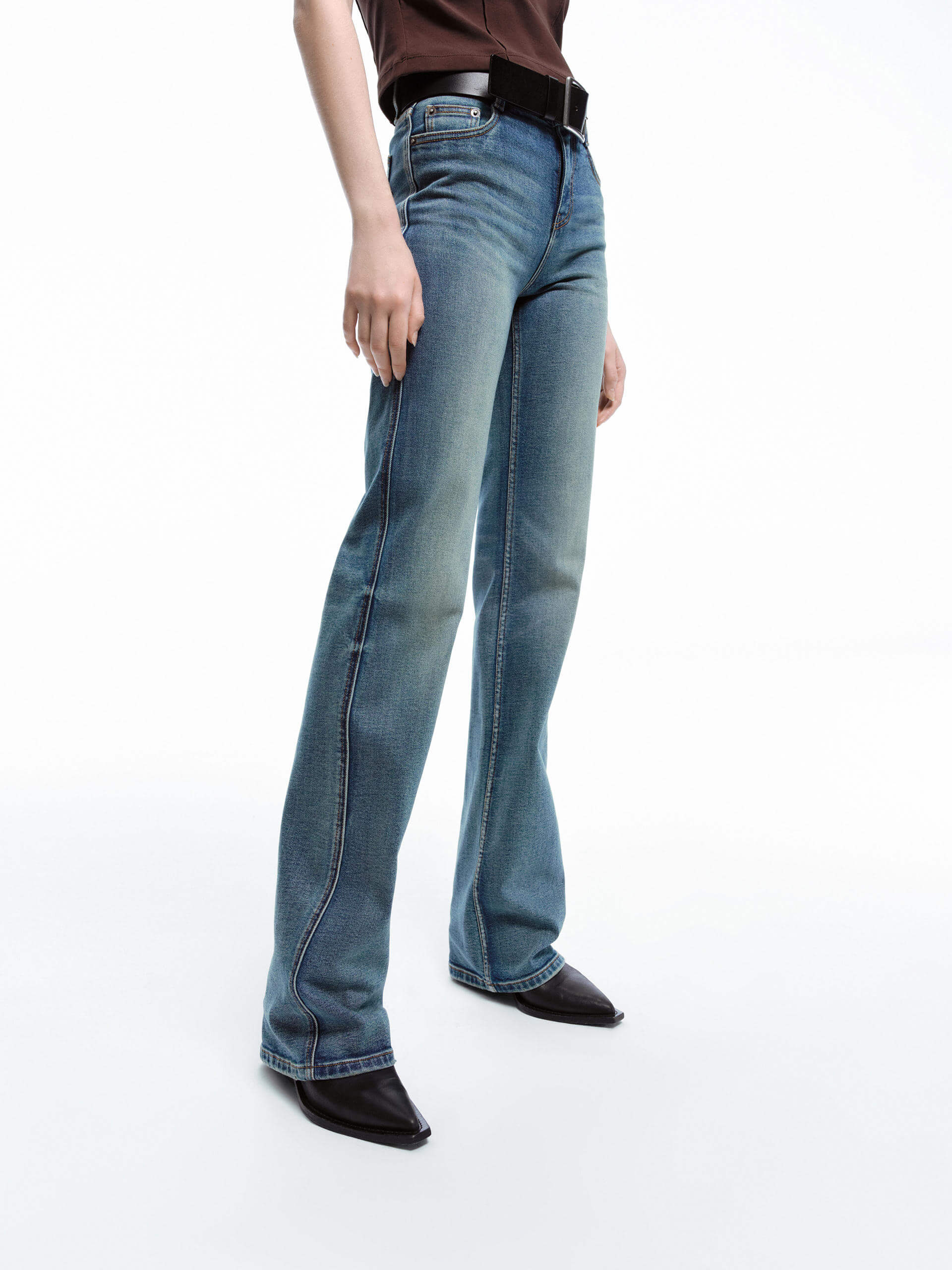 Vintage Cotton Straight Jeans - Image 8