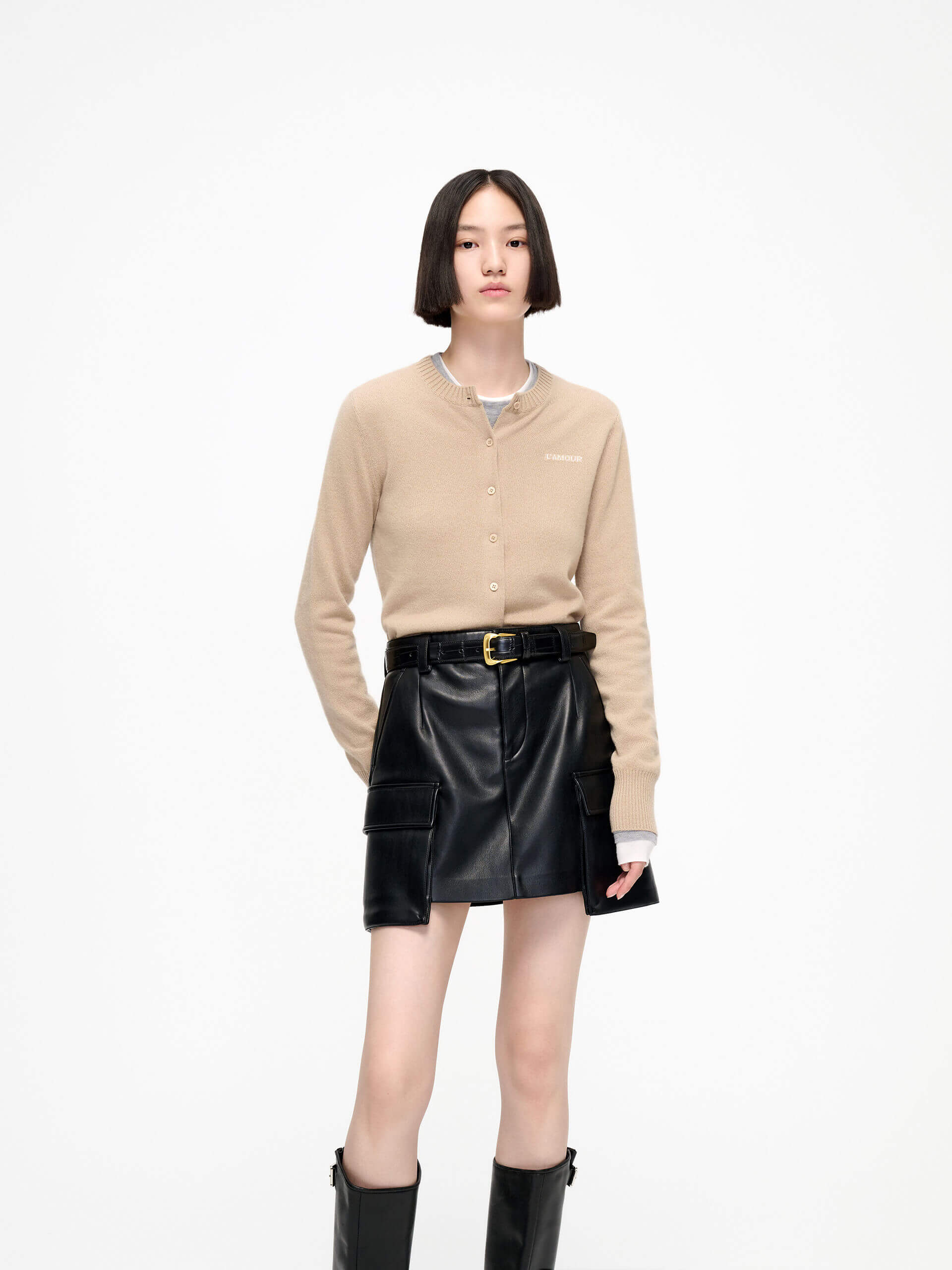 Warm Cashmere Knit Cardigan - Image 10