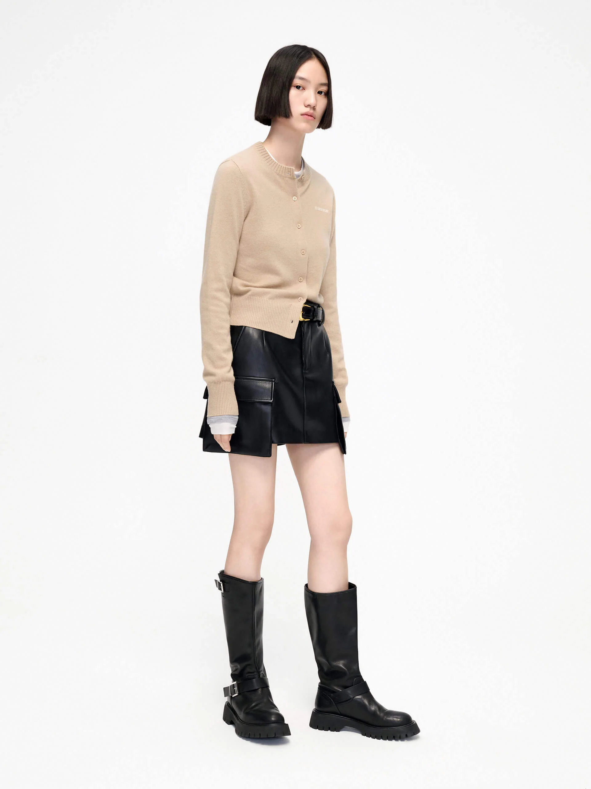 Warm Cashmere Knit Cardigan - Image 16