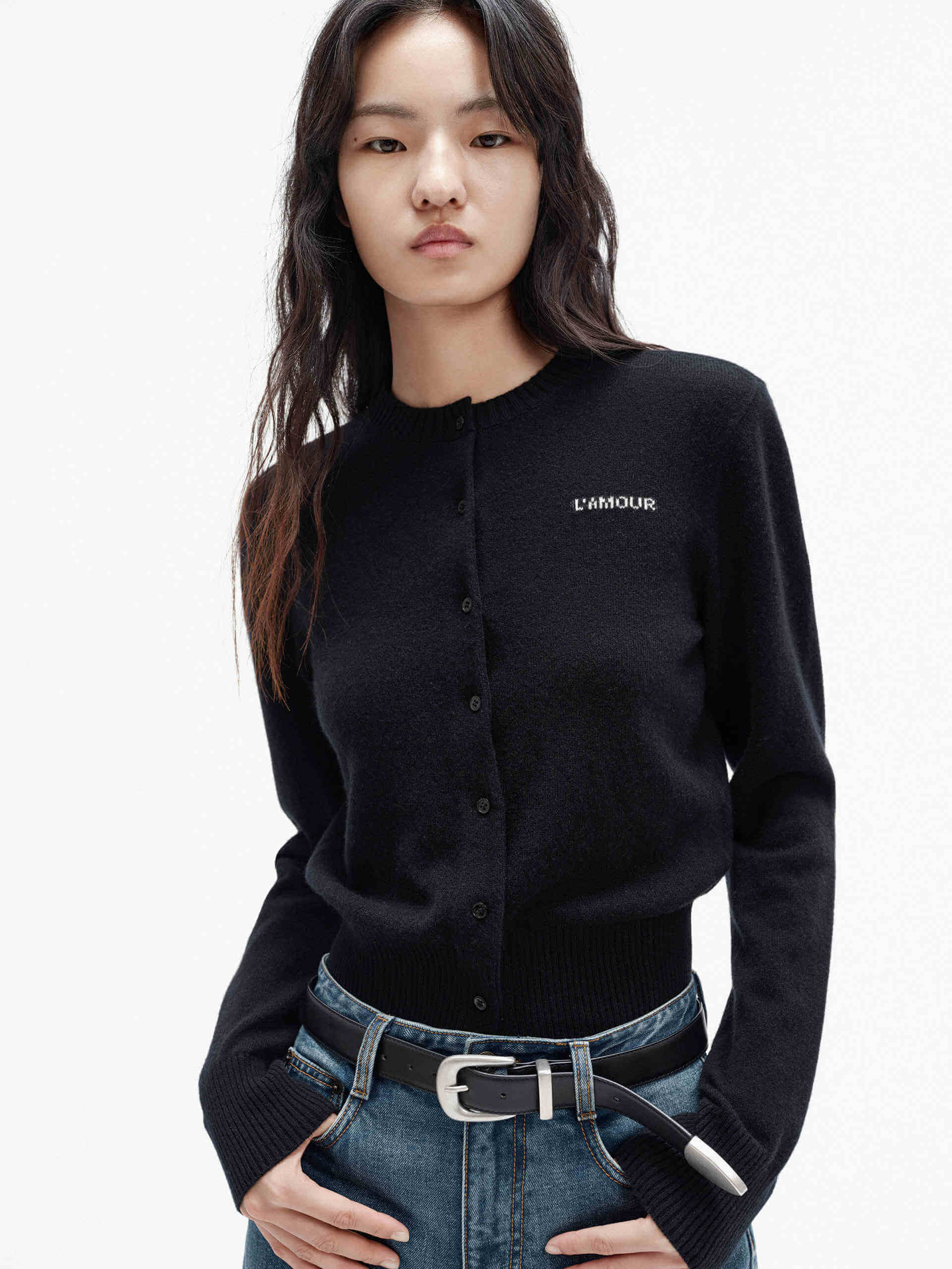 Warm Cashmere Knit Cardigan - Image 17