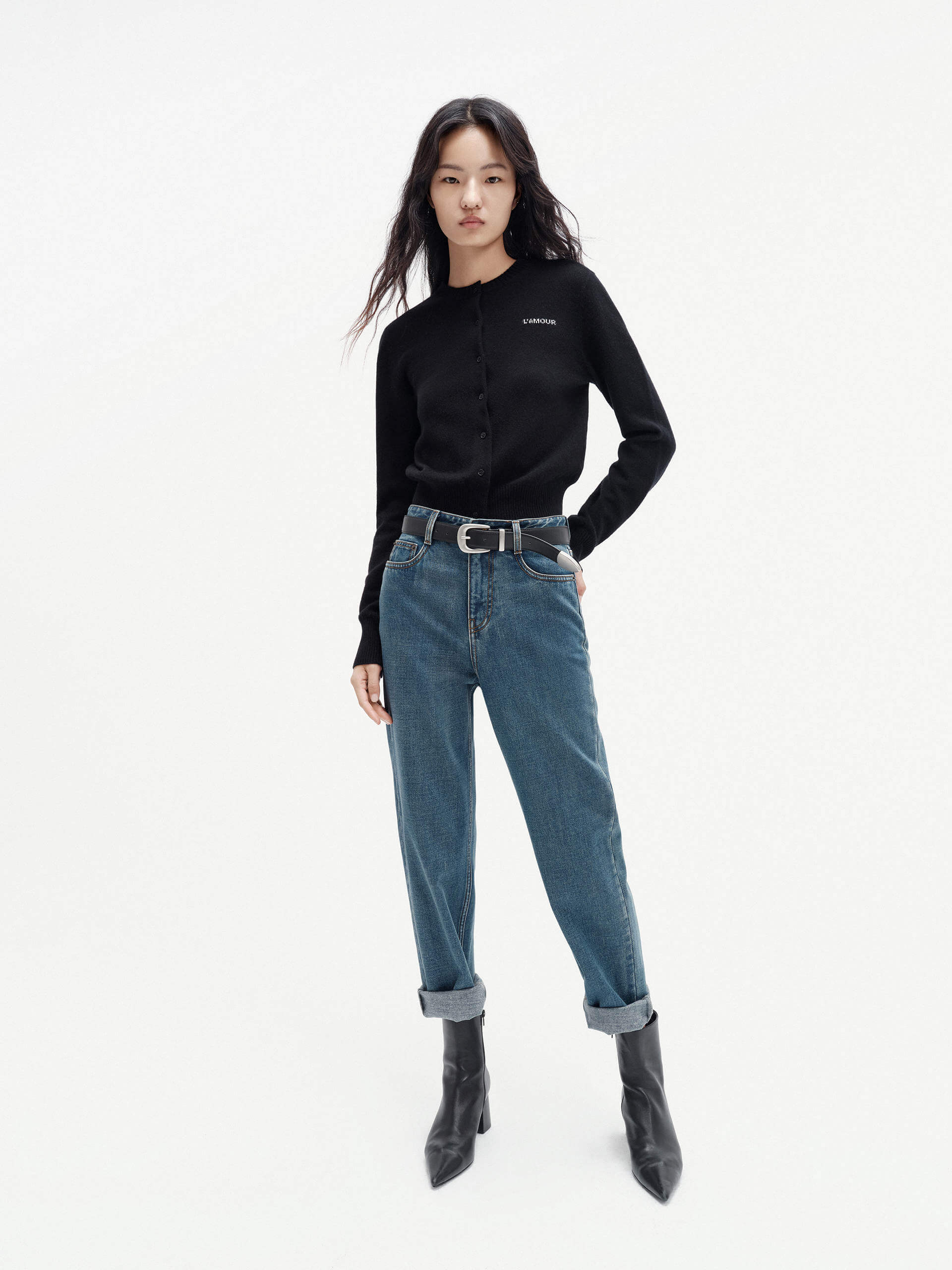 Warm Cashmere Knit Cardigan - Image 18