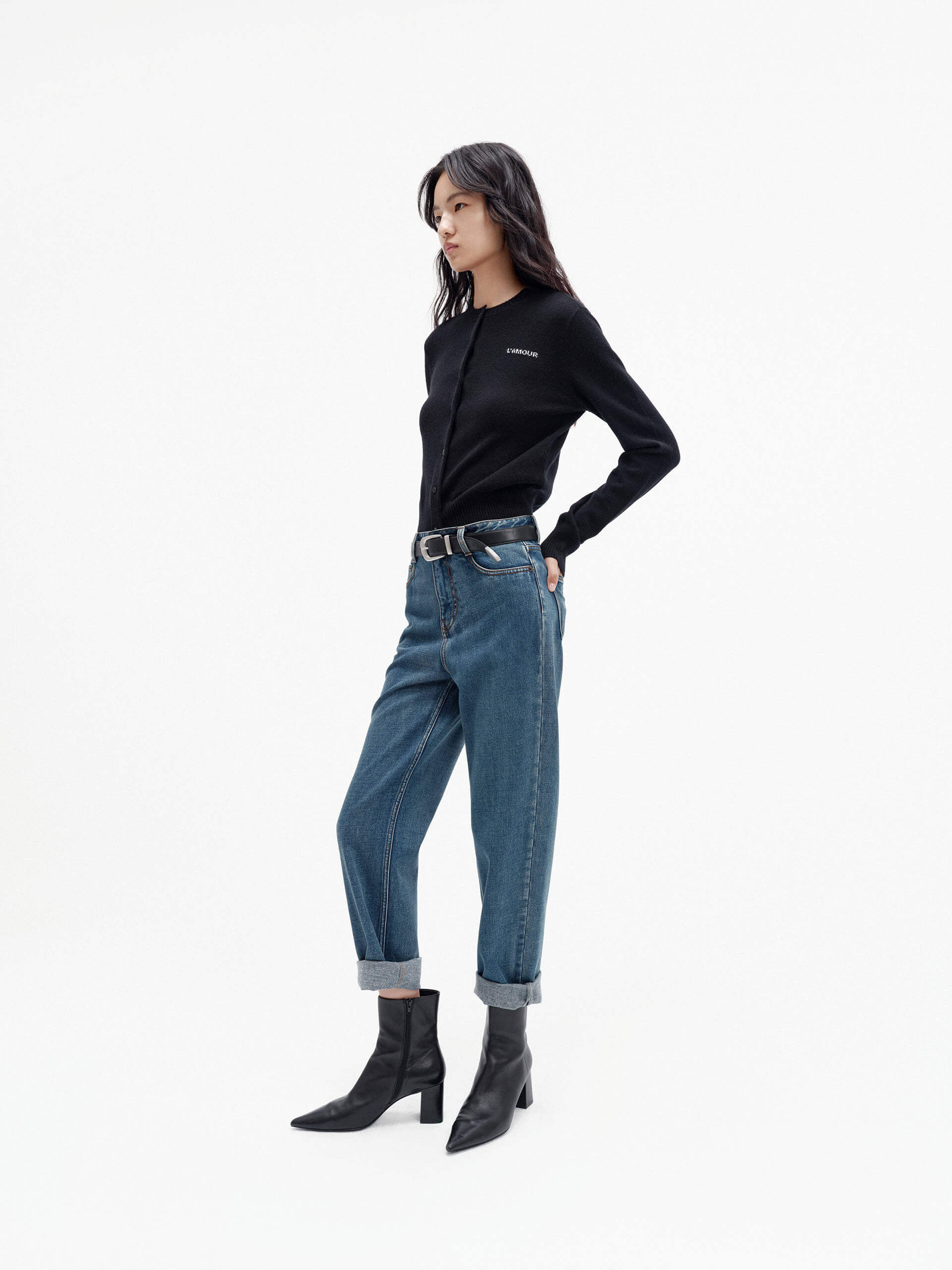 Warm Cashmere Knit Cardigan - Image 24