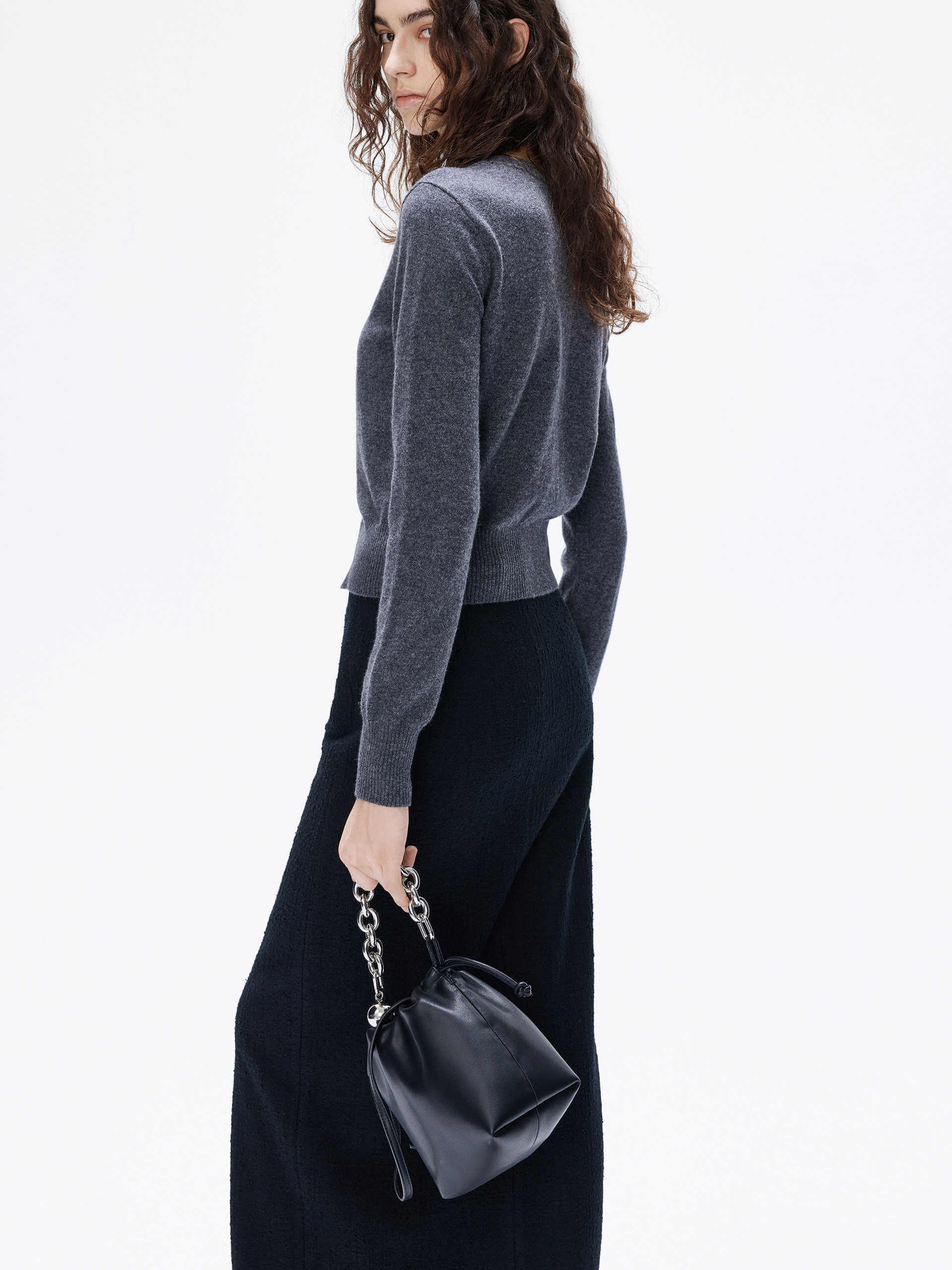 Warm Cashmere Knit Cardigan - Image 3