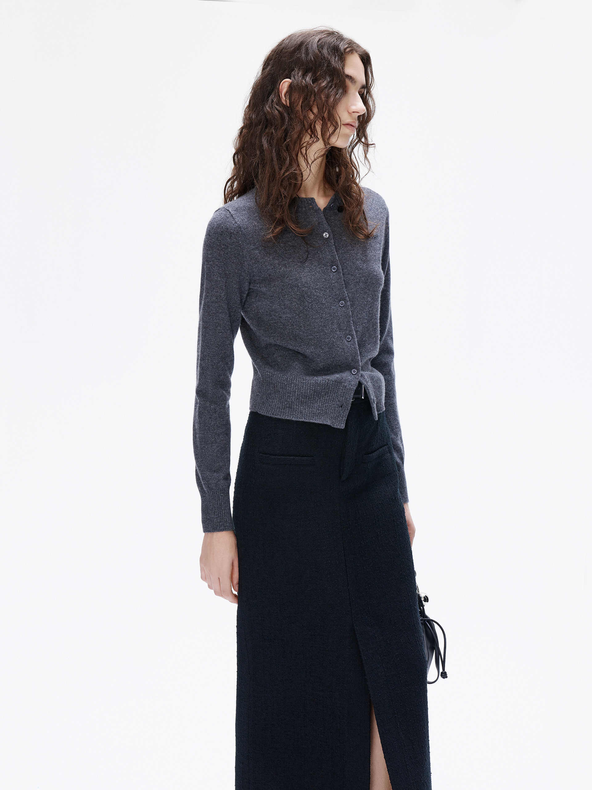 Warm Cashmere Knit Cardigan - Image 7