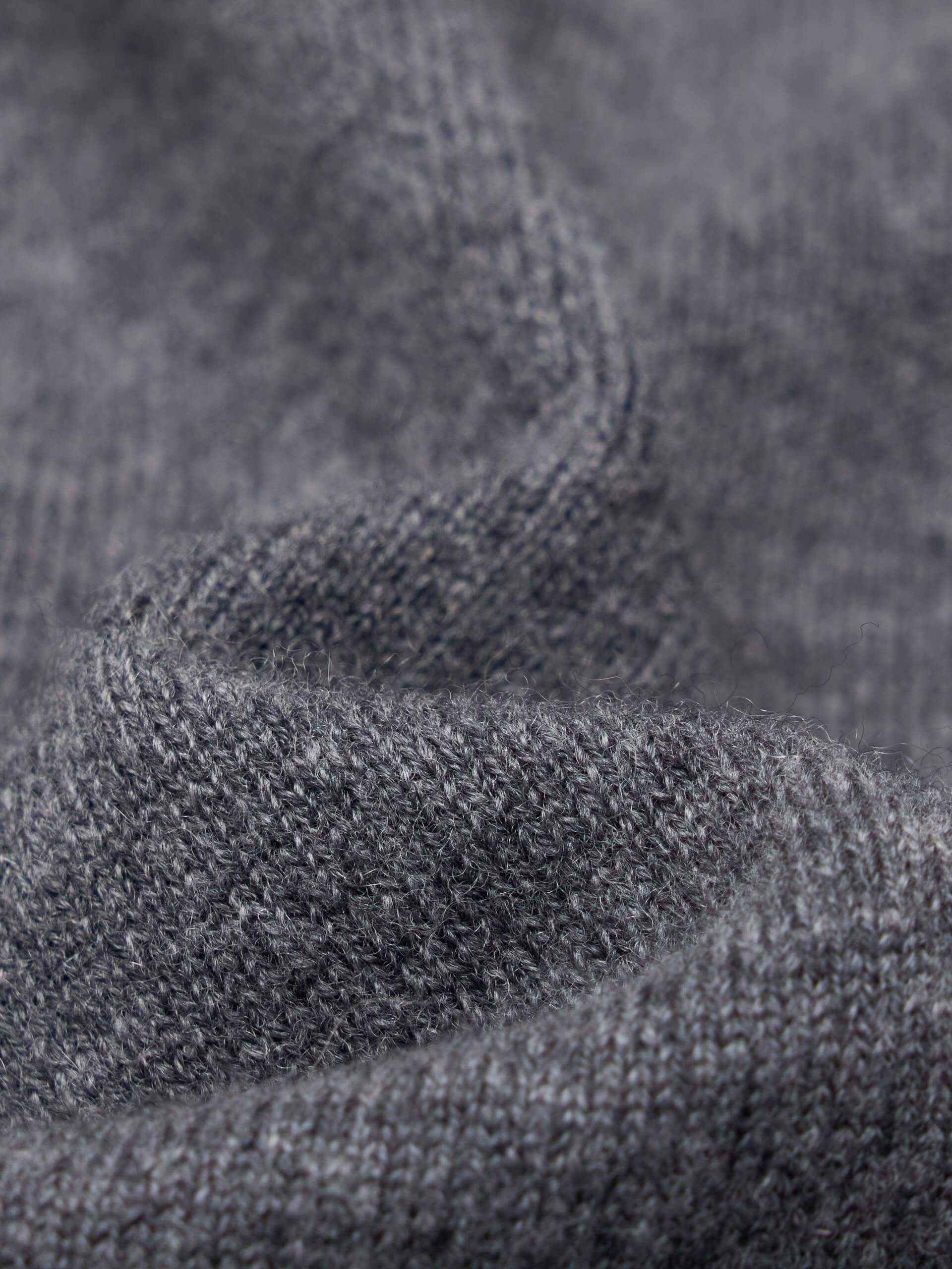 Wool Cashmere Contrast Knitted Top - Image 4