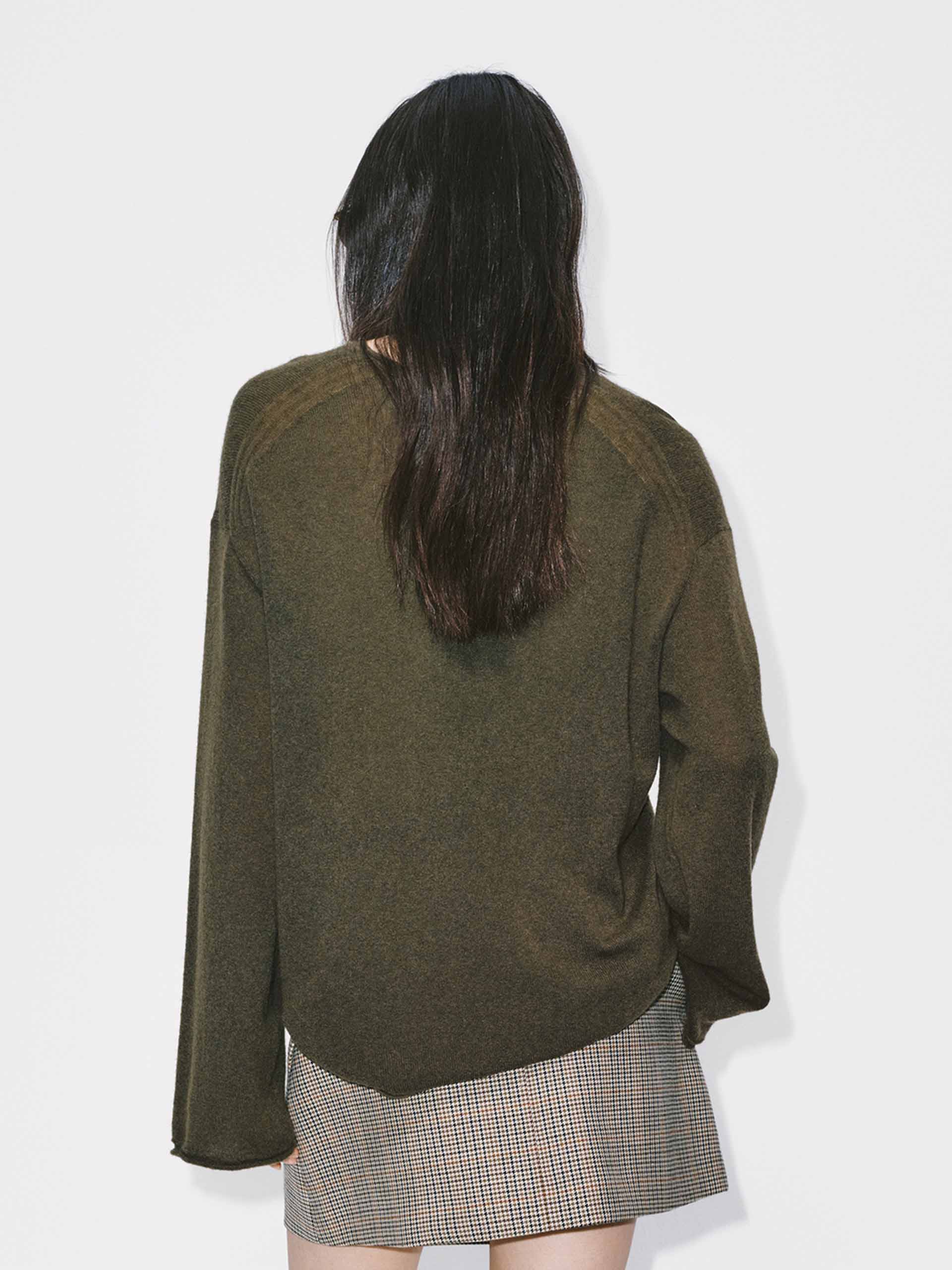 Wool Blend Relaxed Sweater - Image 13