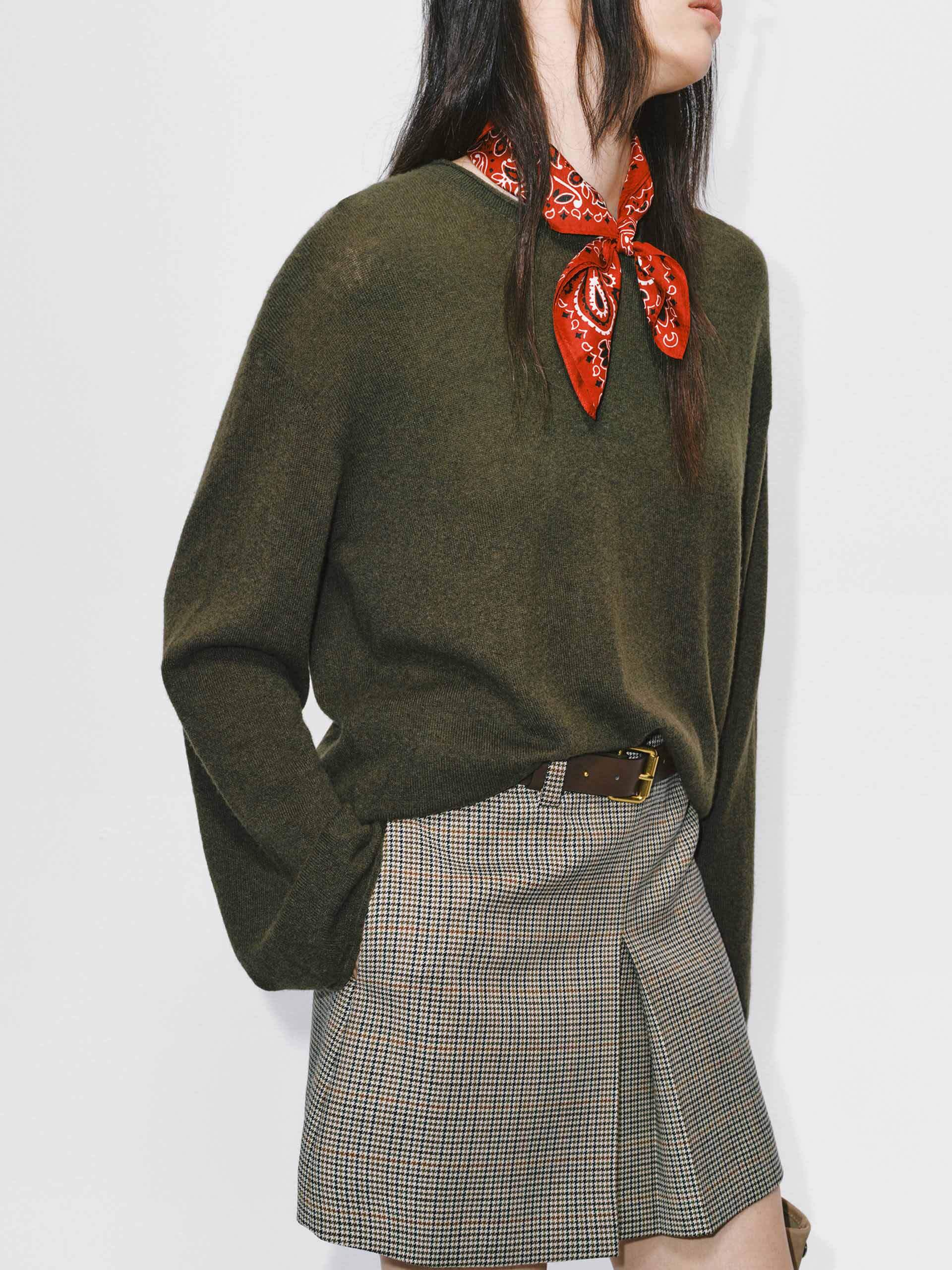 Wool Blend Relaxed Sweater - Image 14