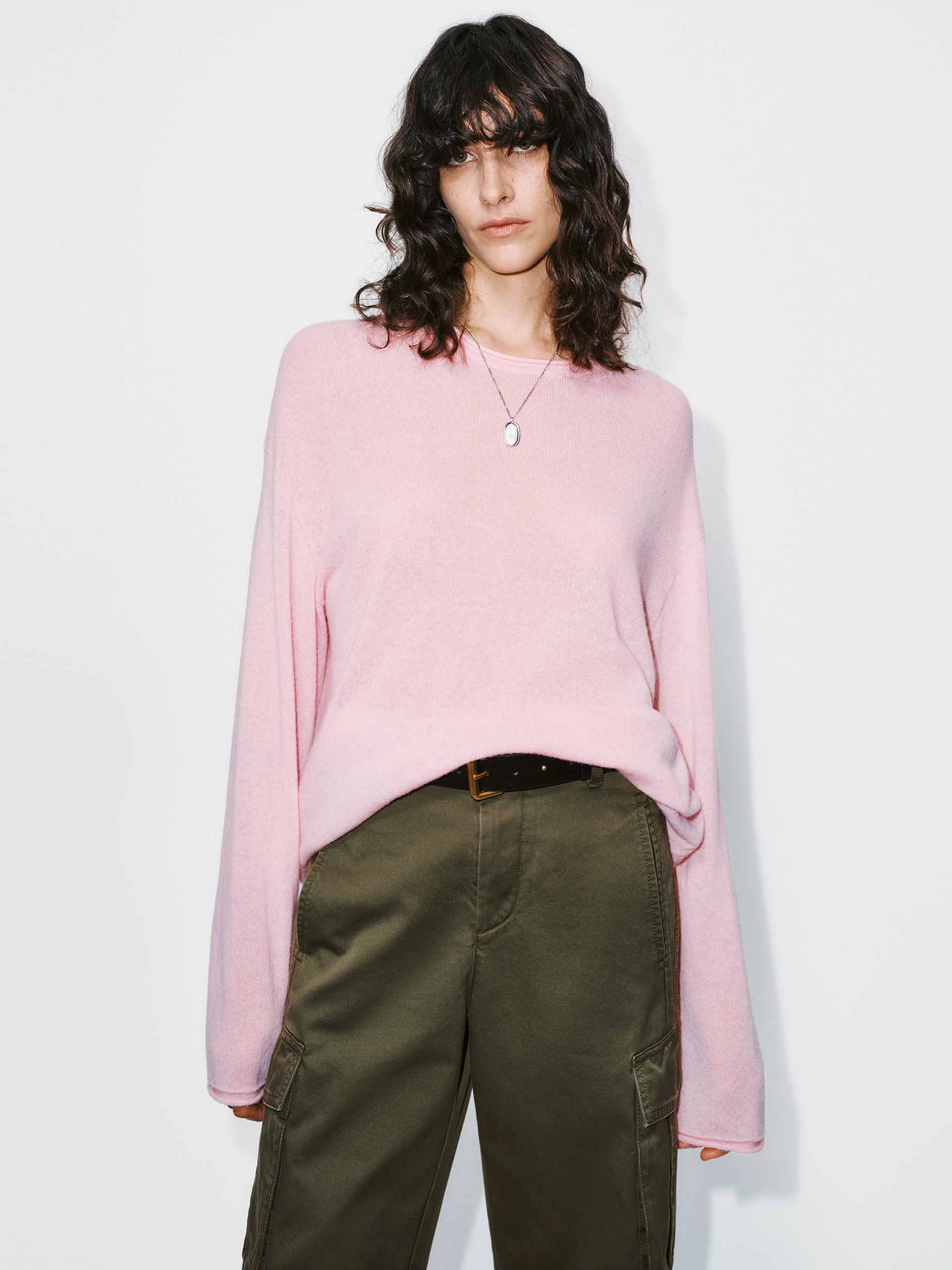 Wool Blend Relaxed Sweater - Image 15