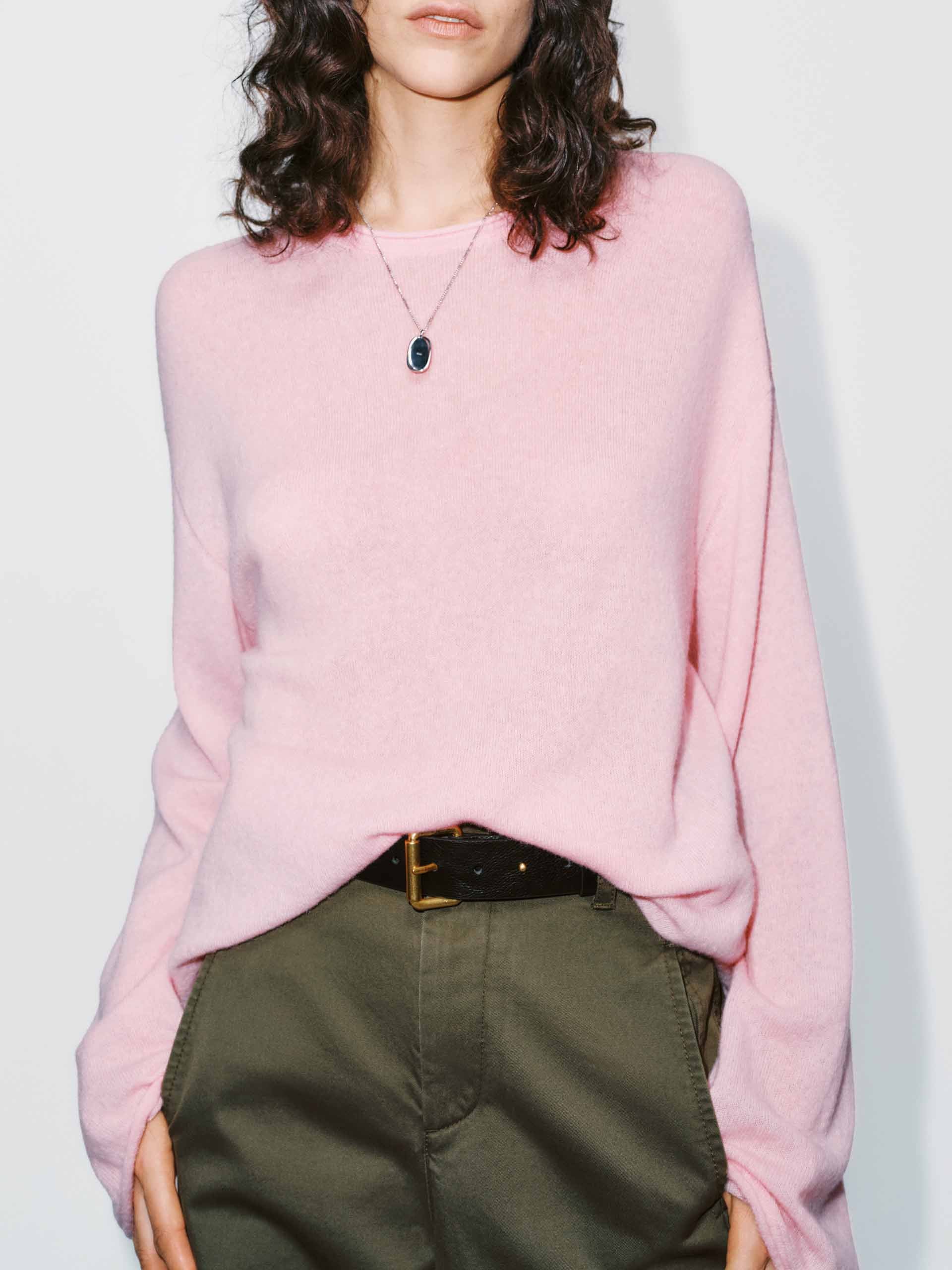 Wool Blend Relaxed Sweater - Image 21