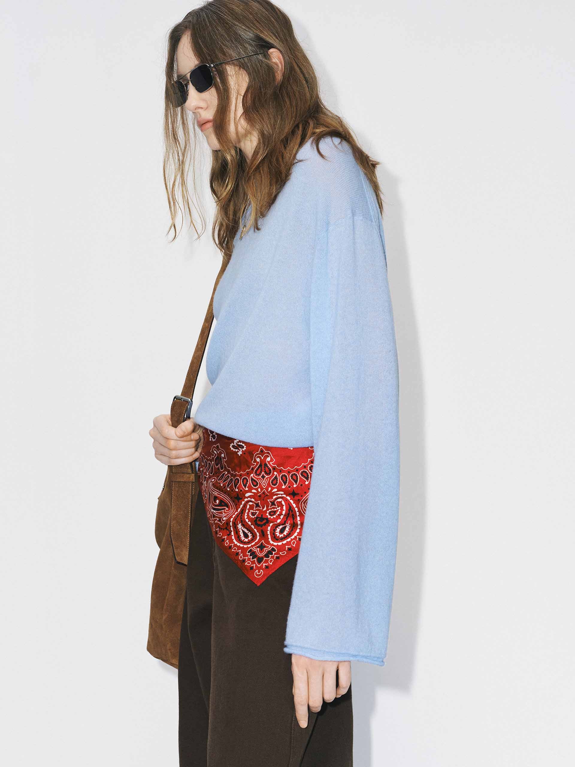 Wool Blend Relaxed Sweater - Image 6