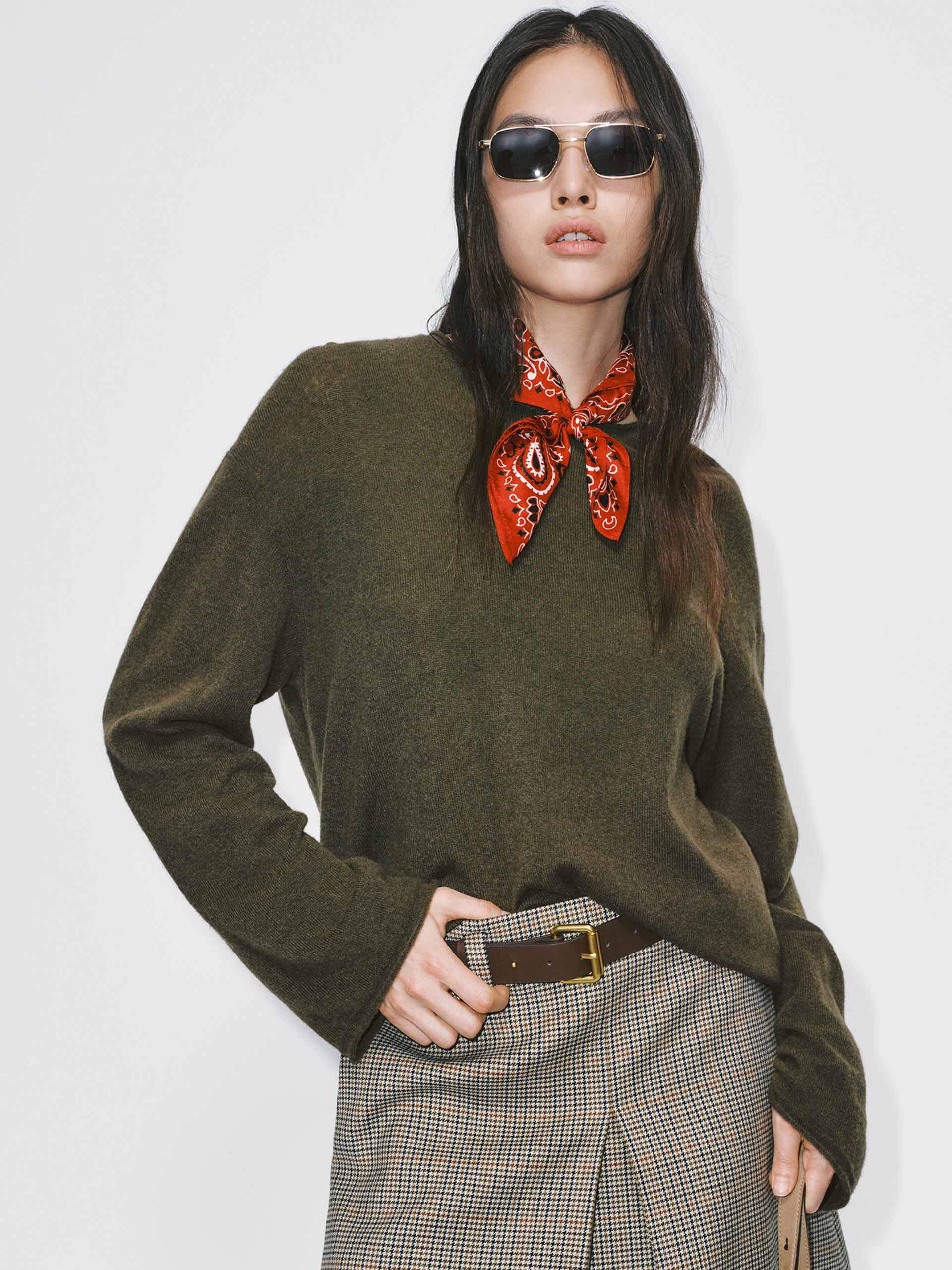 Wool Blend Relaxed Sweater - Image 8