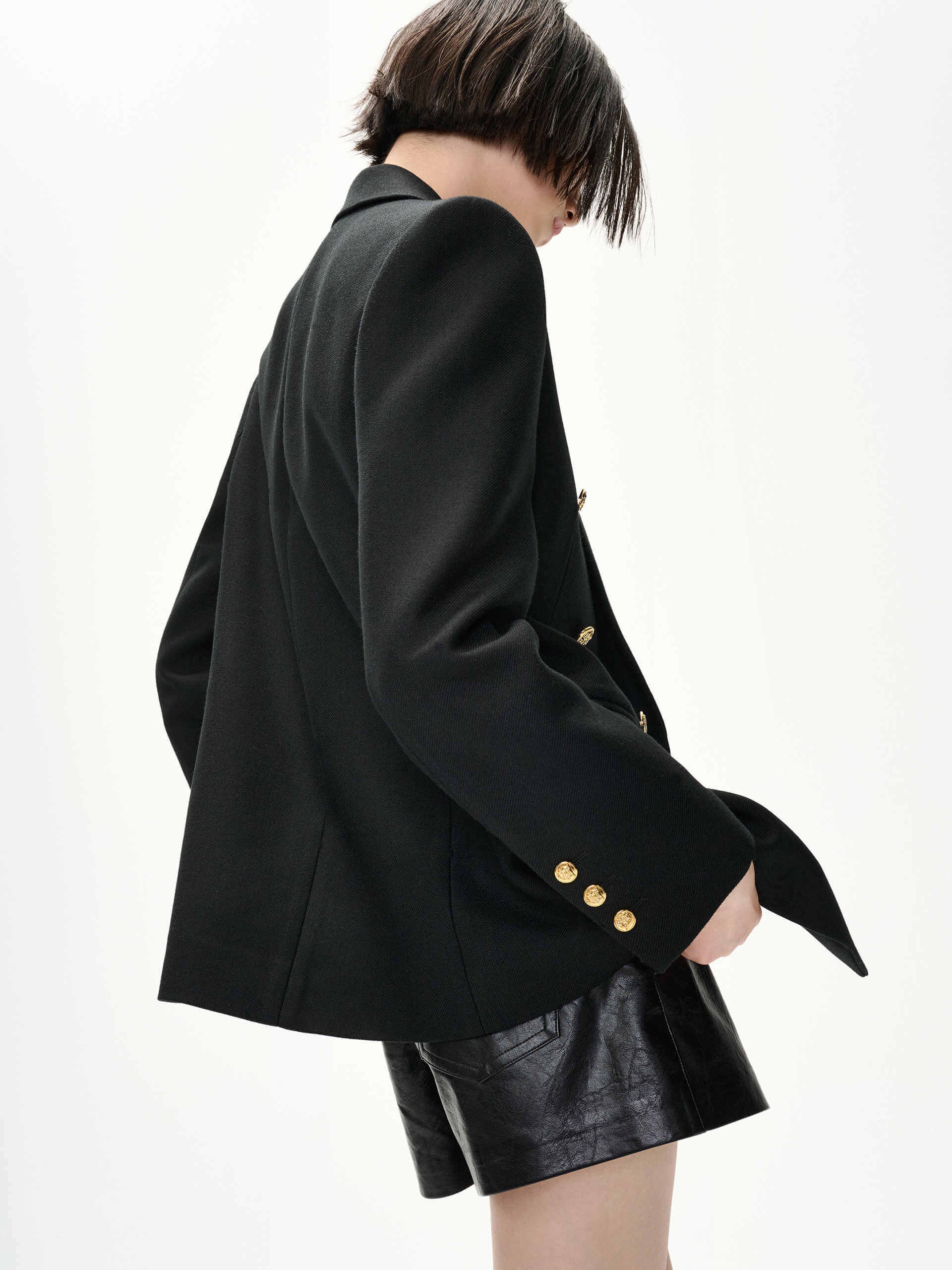 Wool Blend Tailored Blazer - Image 10