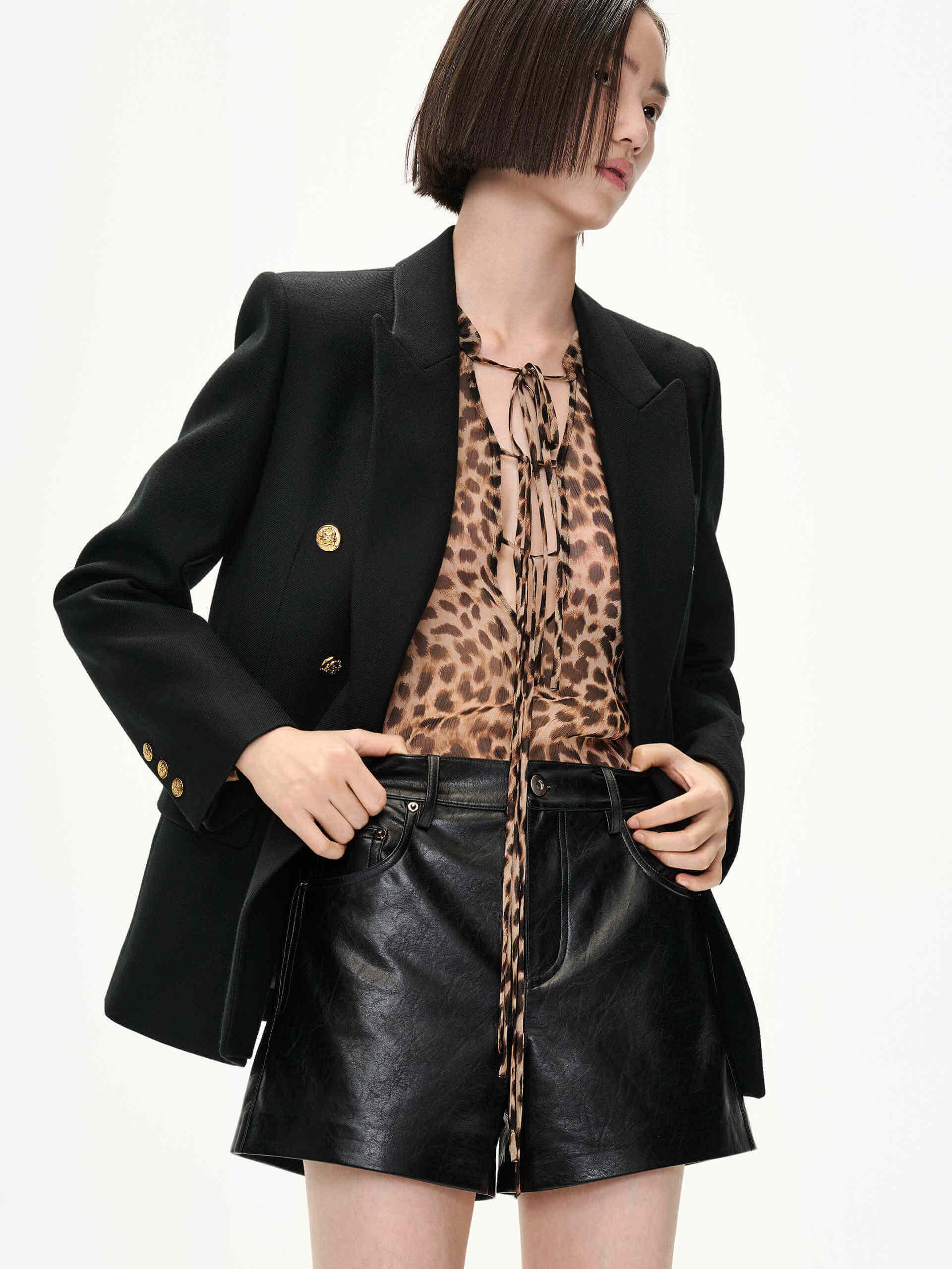 Wool Blend Tailored Blazer - Image 11