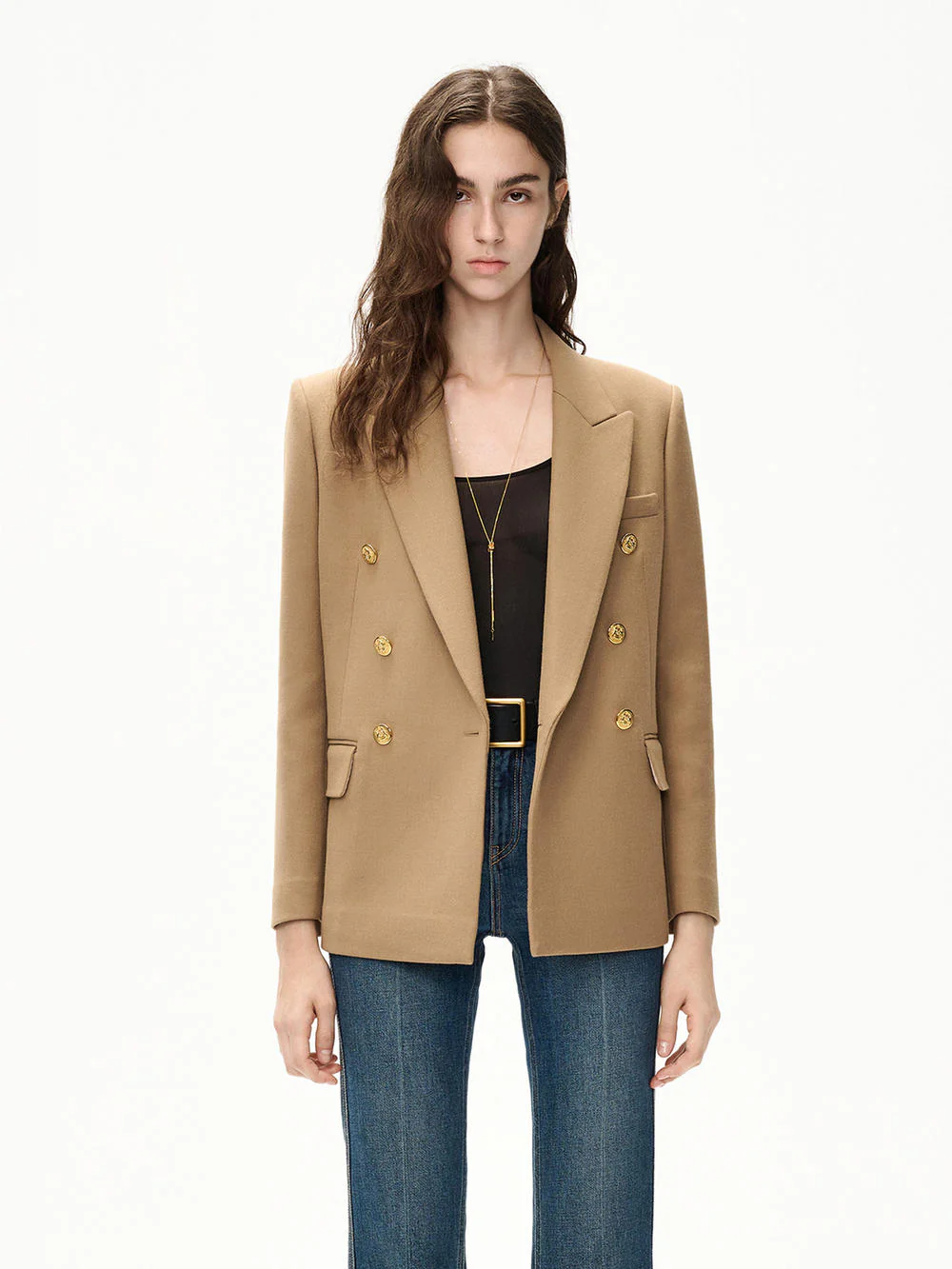 Wool Blend Tailored Blazer - Image 17