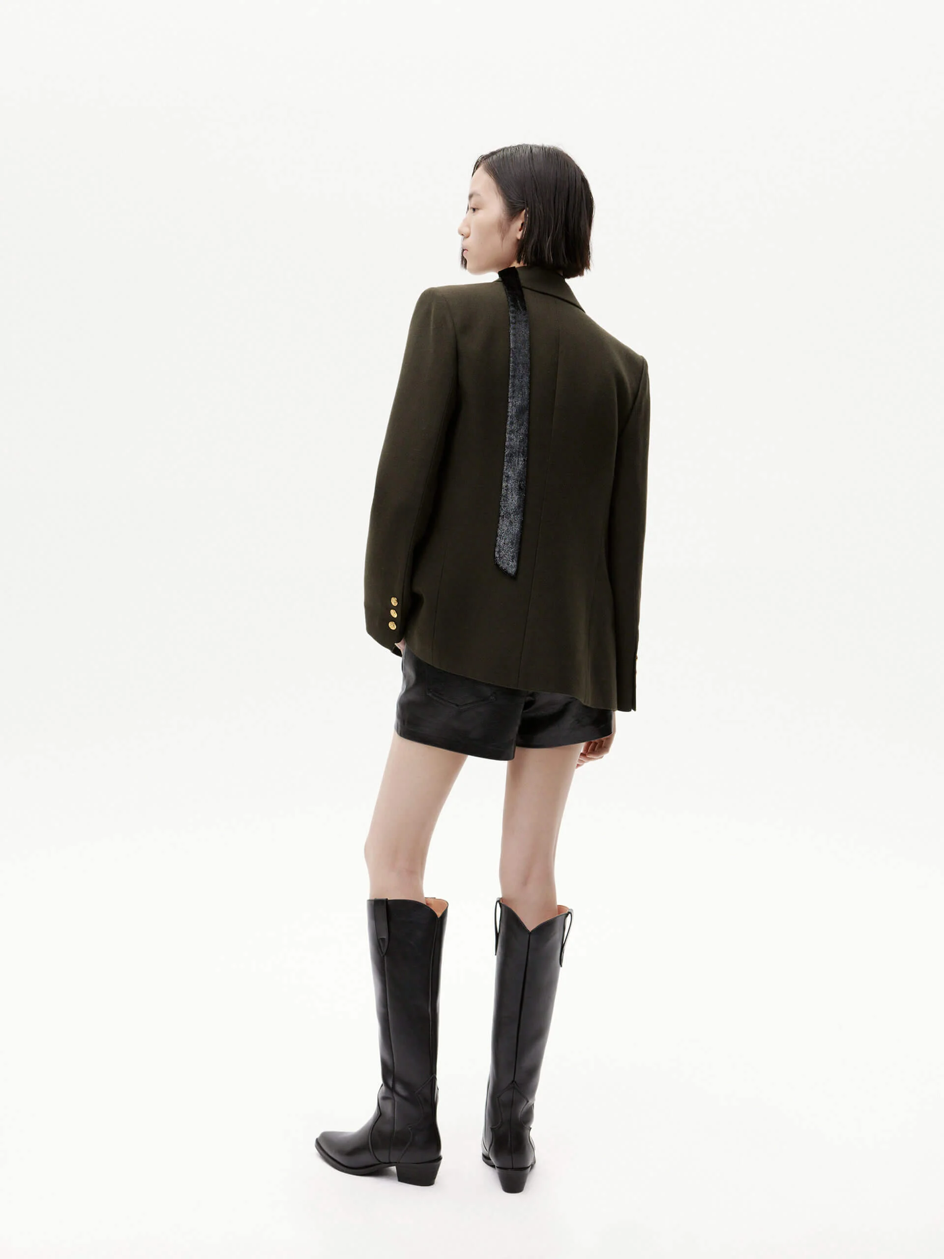 Wool Blend Tailored Blazer - Image 8