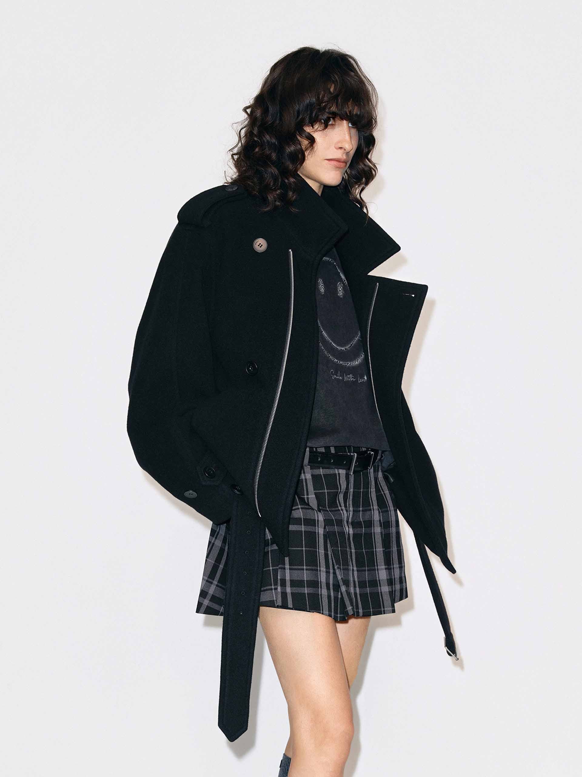 Wool Cashmere Lapel Jacket - Image 3