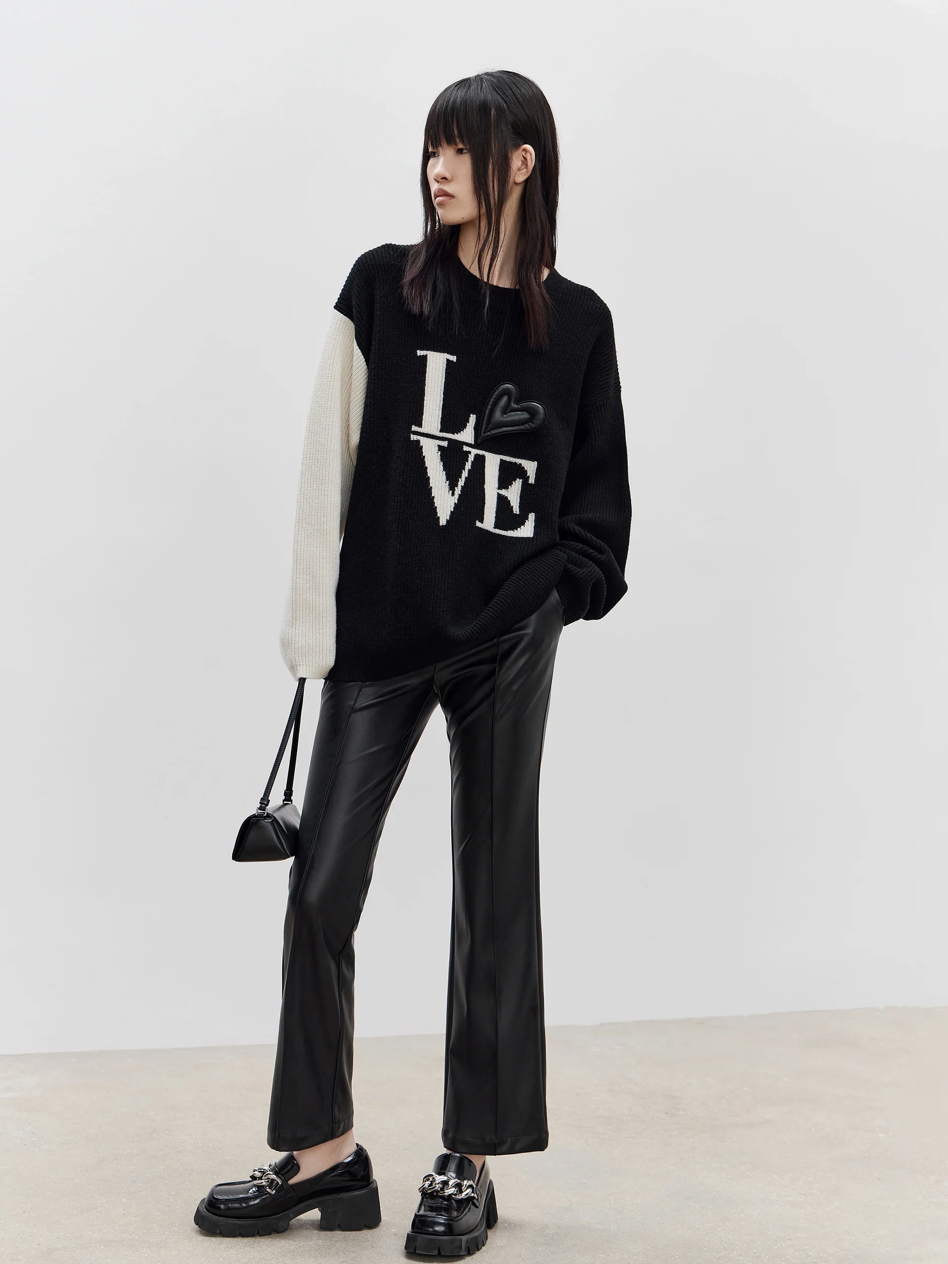 Wool Drop Shoulder Knit Pullover - Image 11