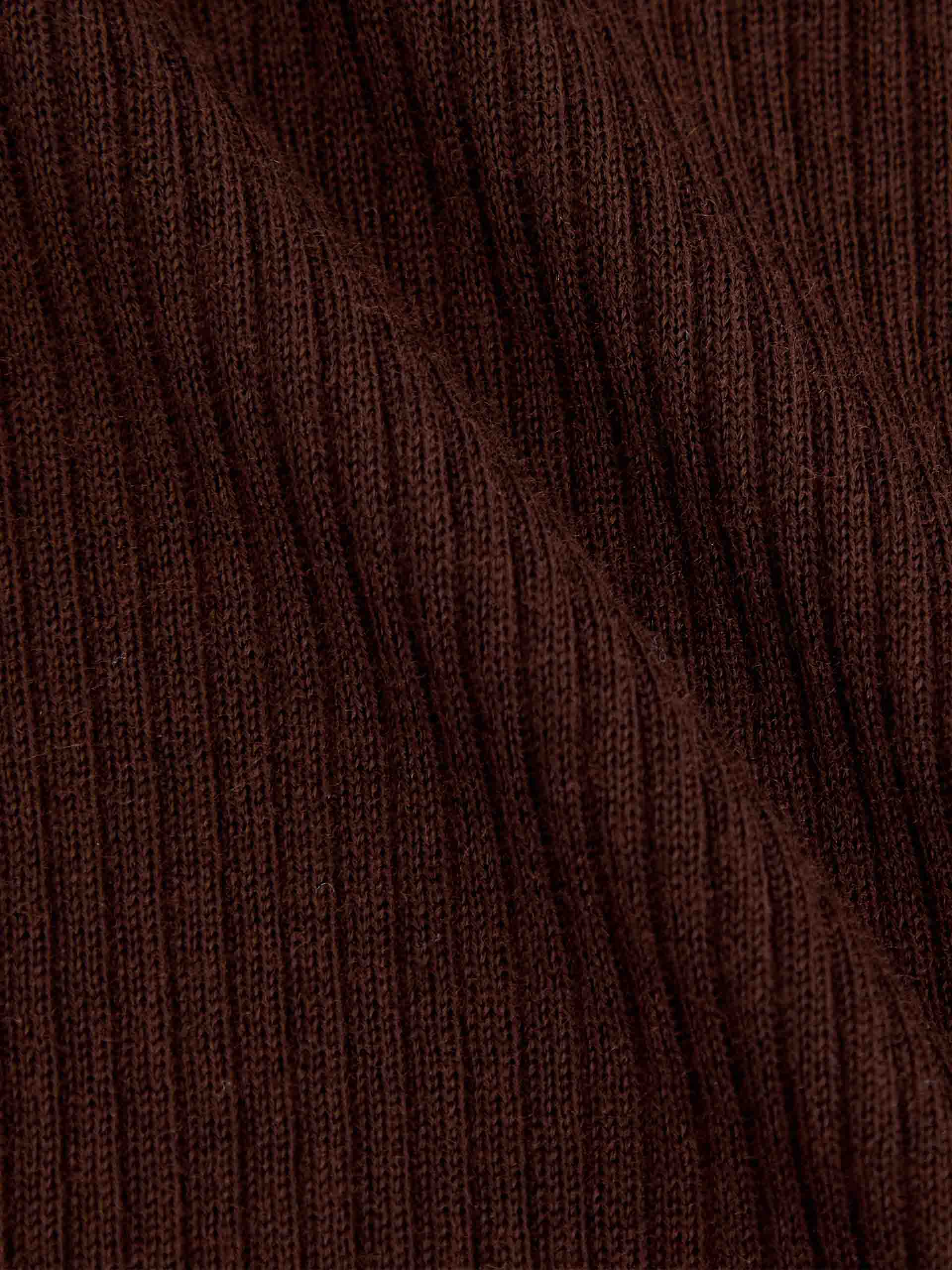 Wool Tight Fit Knit Top - Image 4