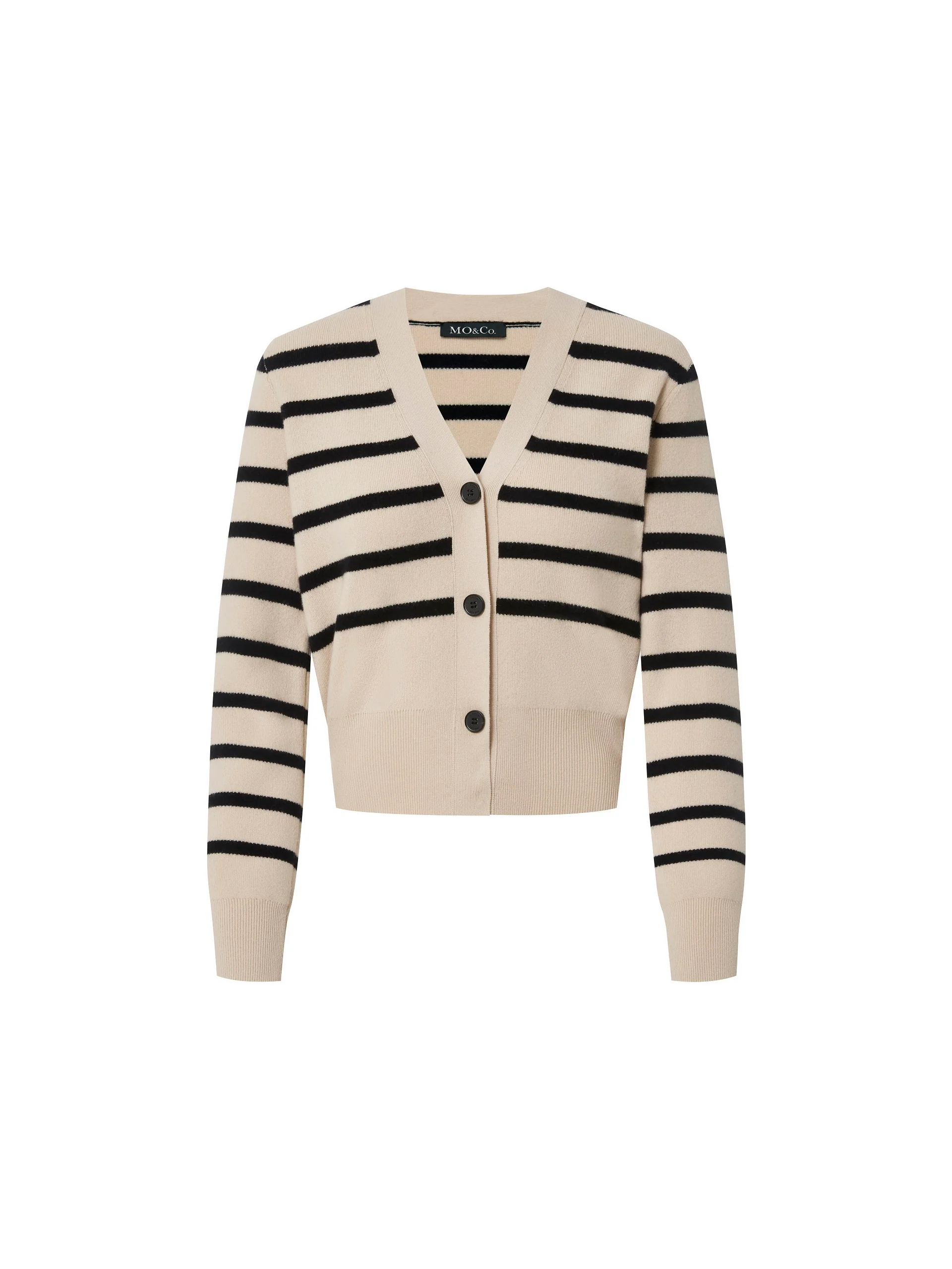 Wool Striped Knit Cardigan - Image 13