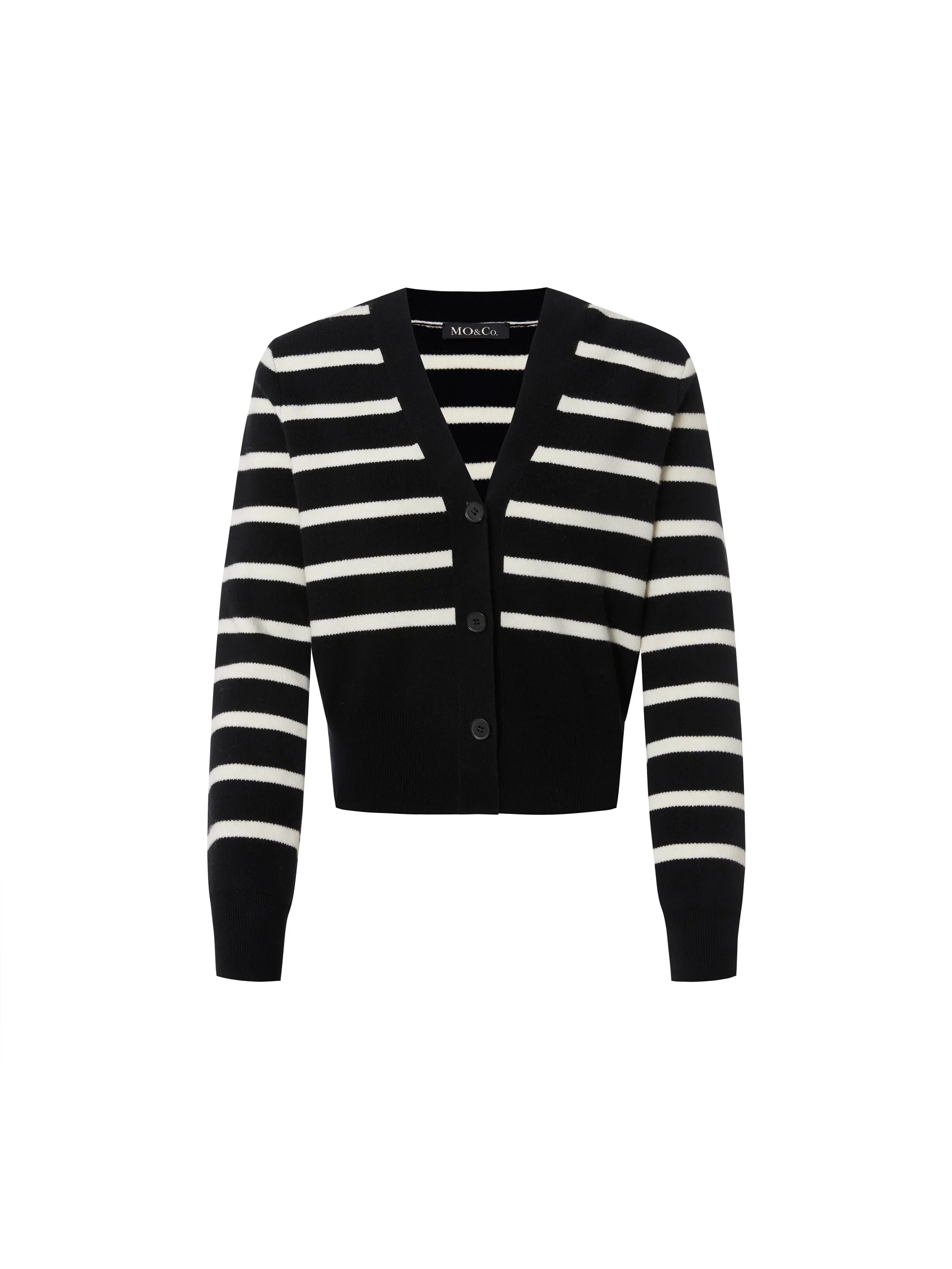 Wool Striped Knit Cardigan - Image 7
